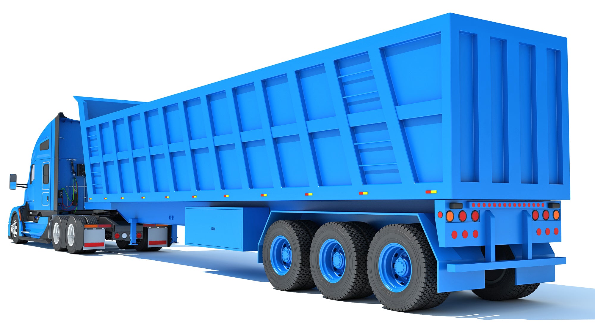 Truck with Tipper Trailer