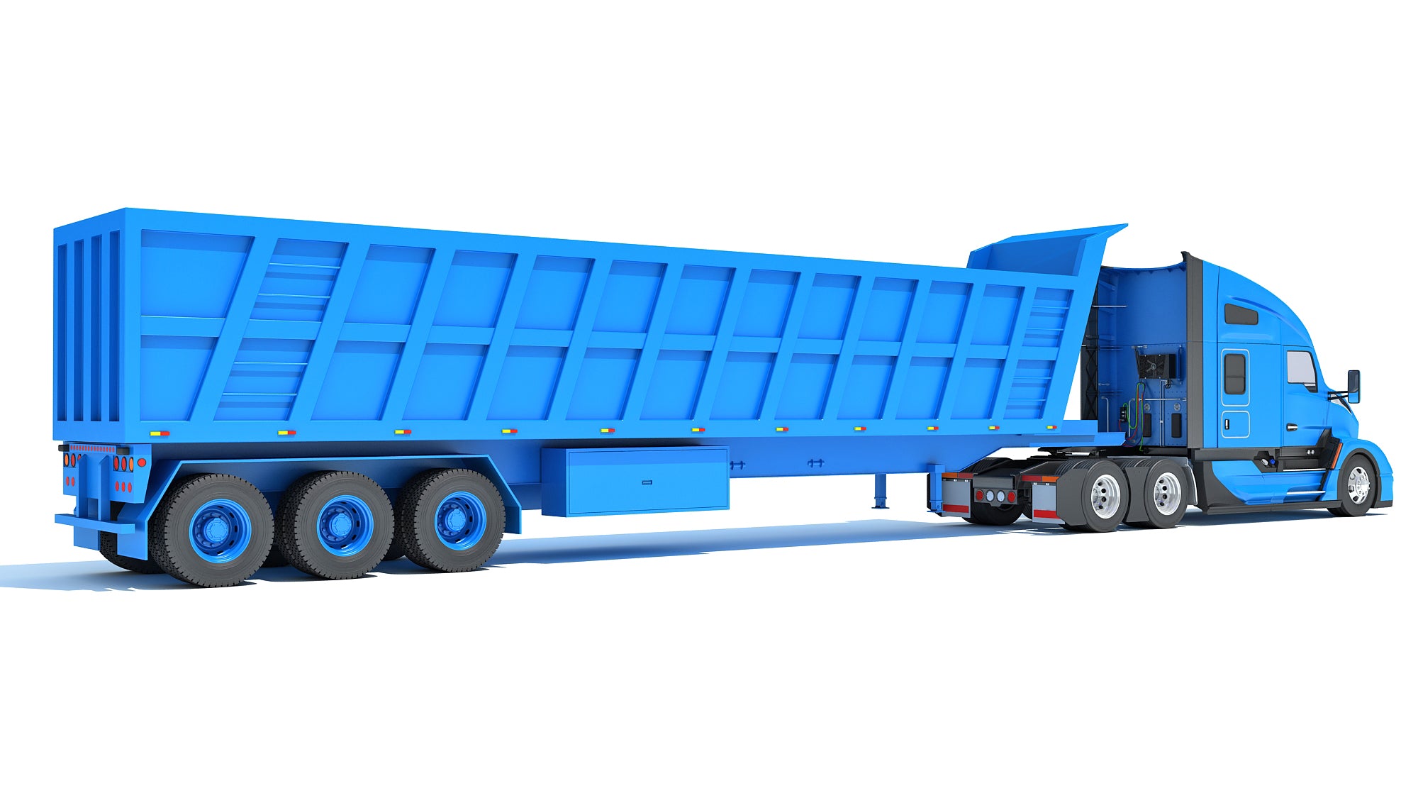 Truck with Tipper Trailer