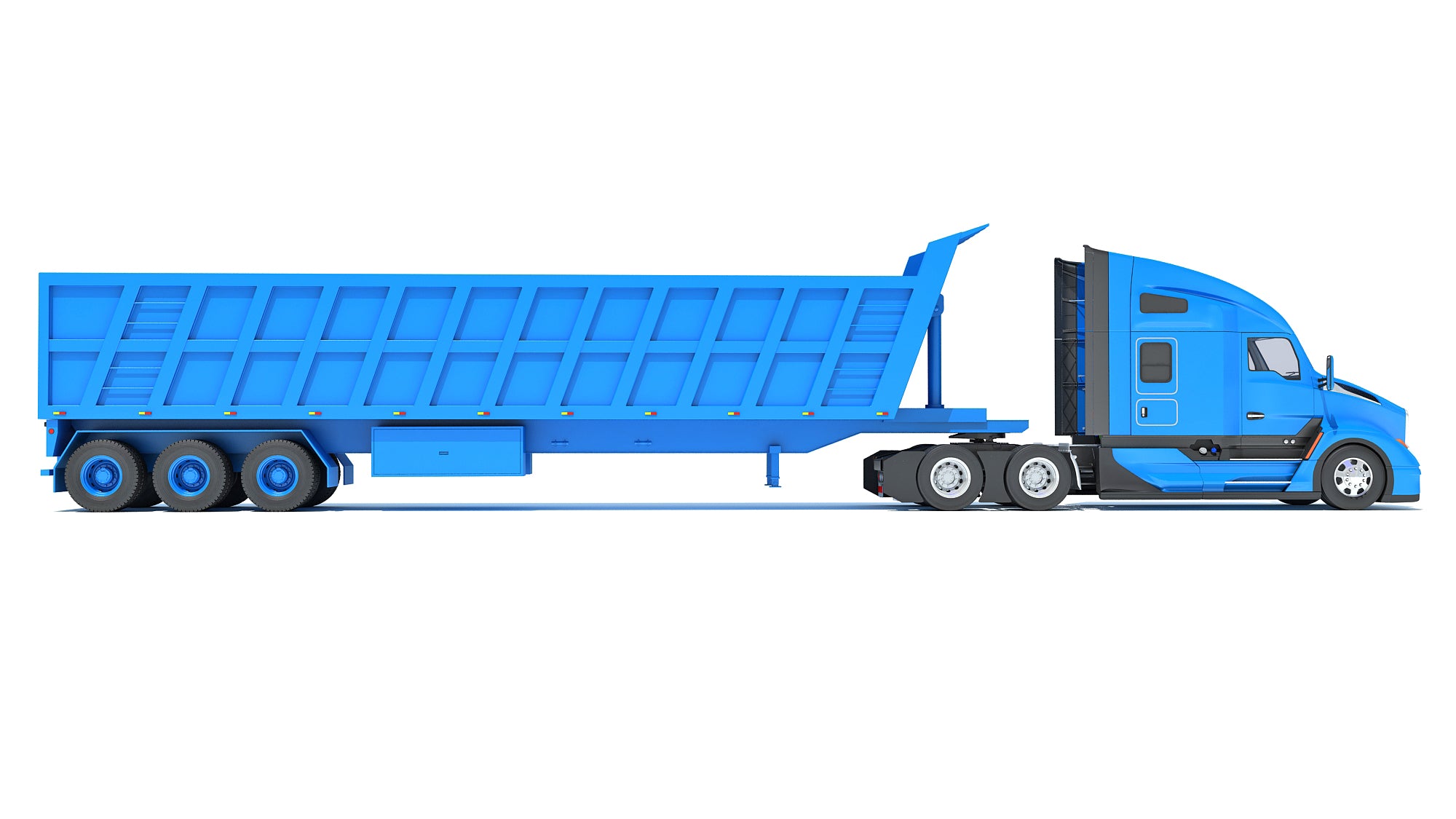 Truck with Tipper Trailer