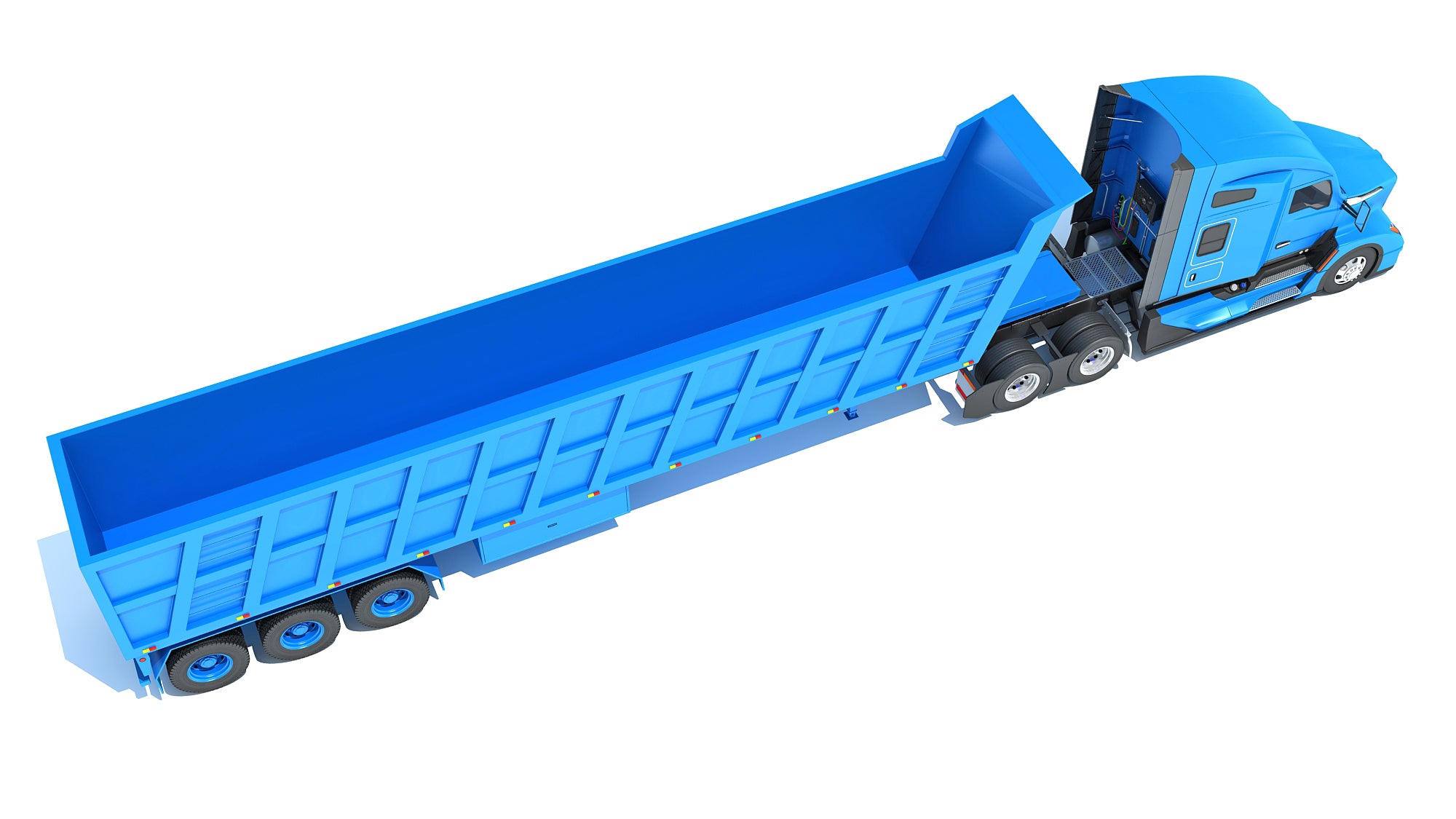 Truck with Tipper Trailer