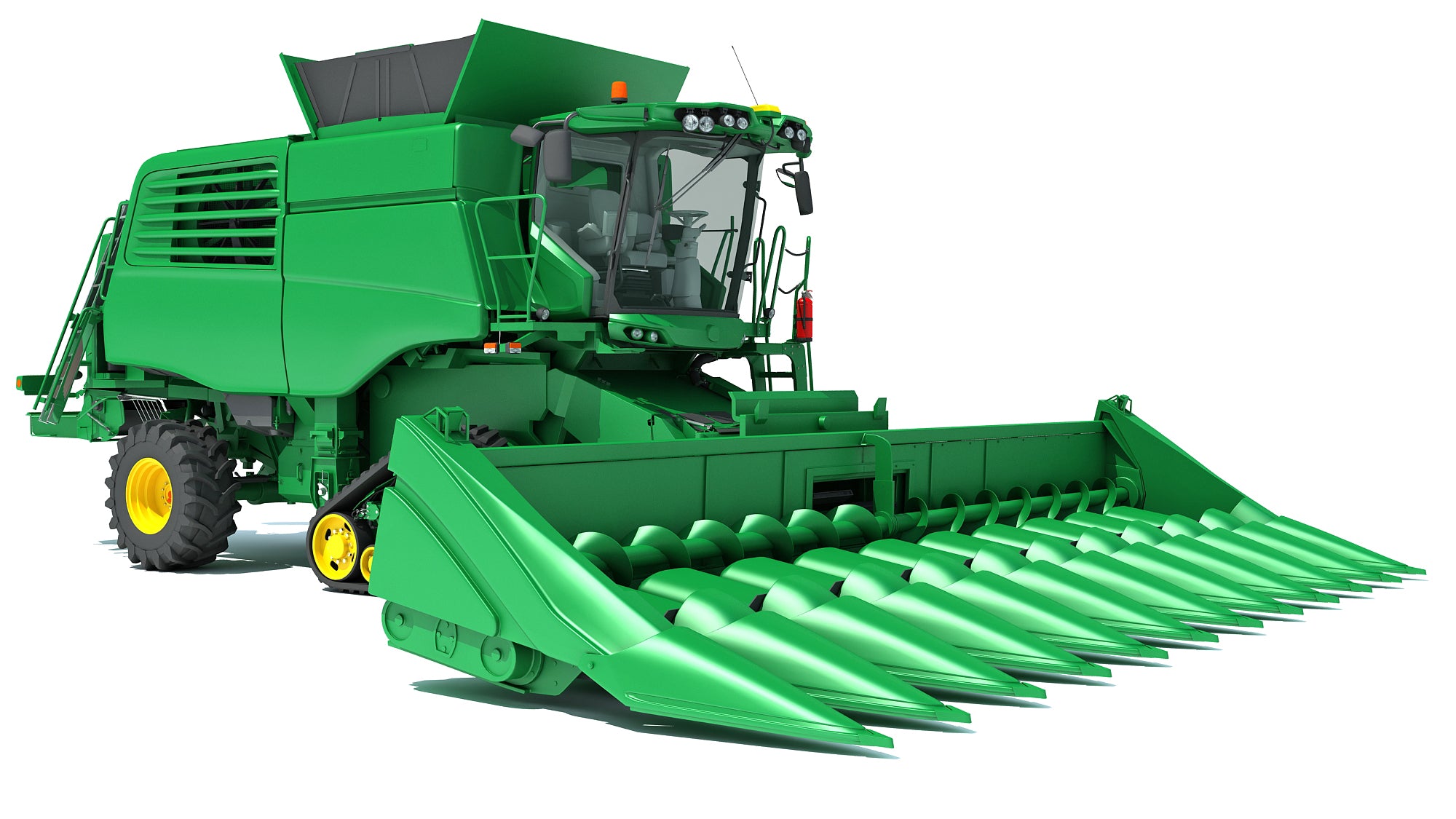 Tracked Combine Harvester