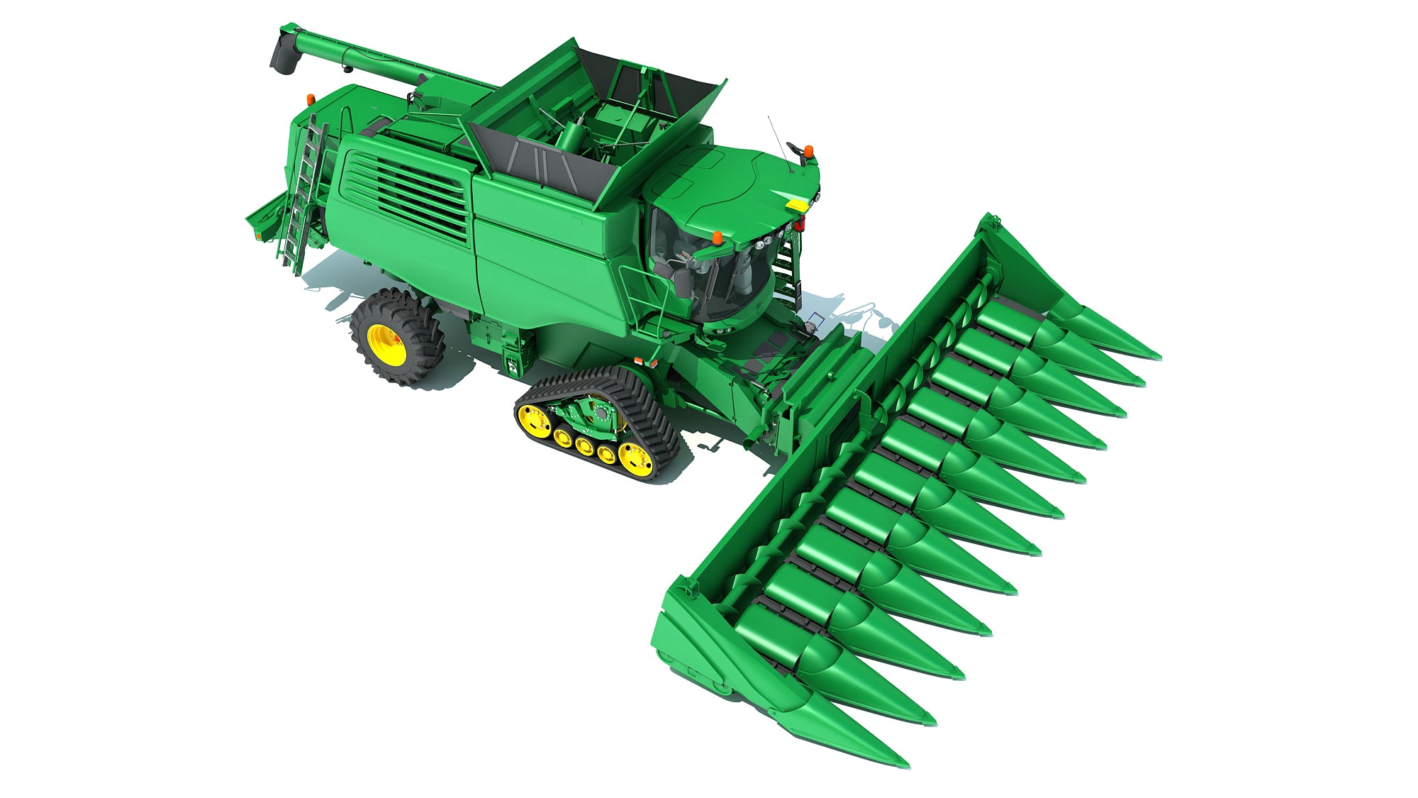 Tracked Combine Harvester