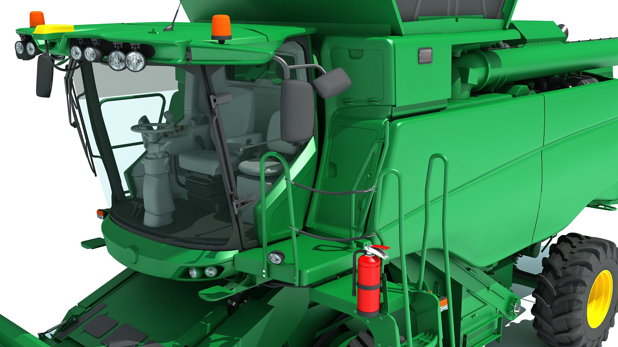 Tracked Combine Harvester