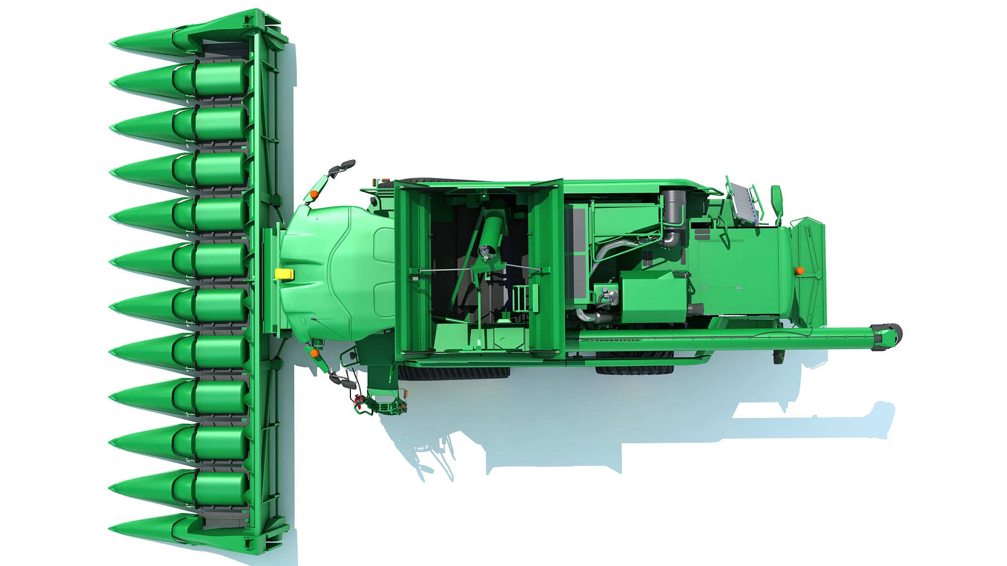 Tracked Combine Harvester