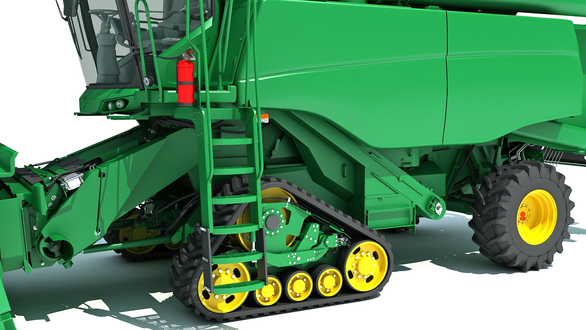 Tracked Combine Harvester