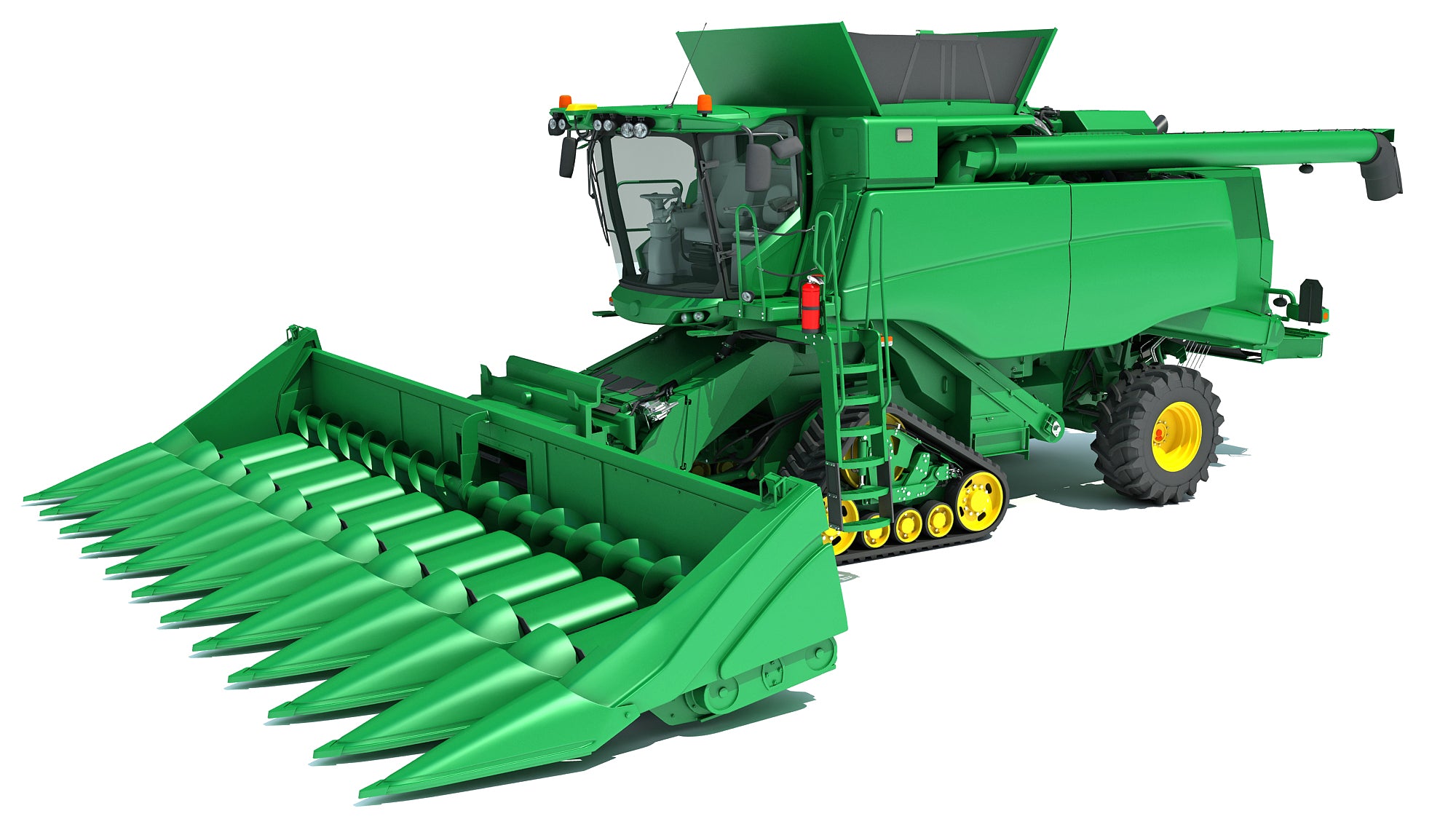 Tracked Combine Harvester