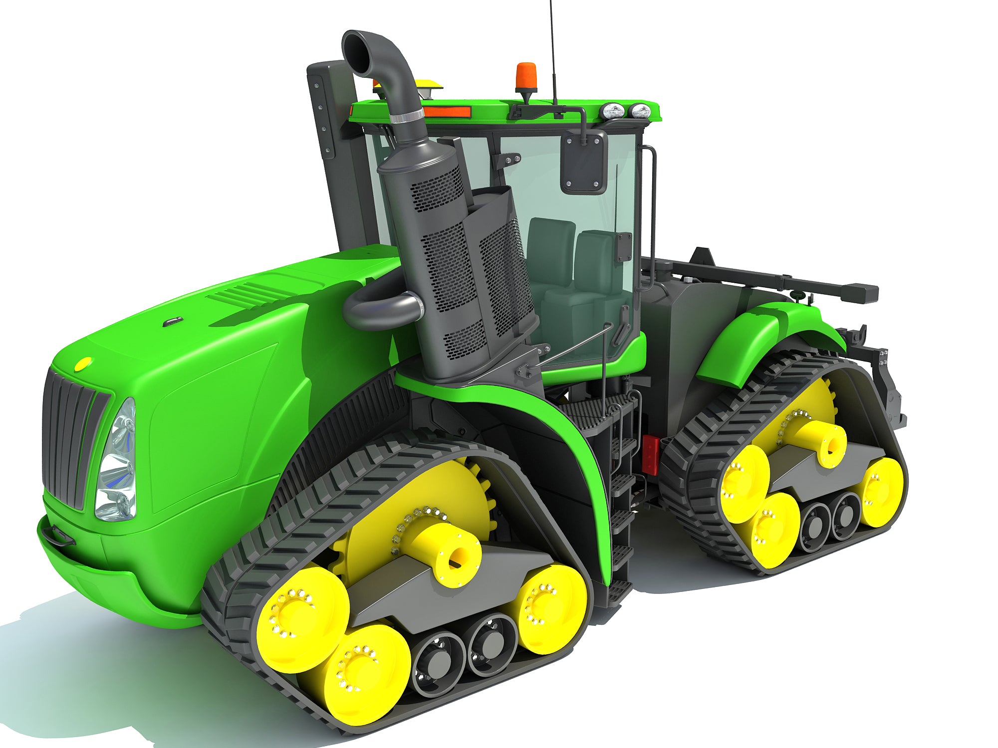 Tractor Tracked Power 3D Models