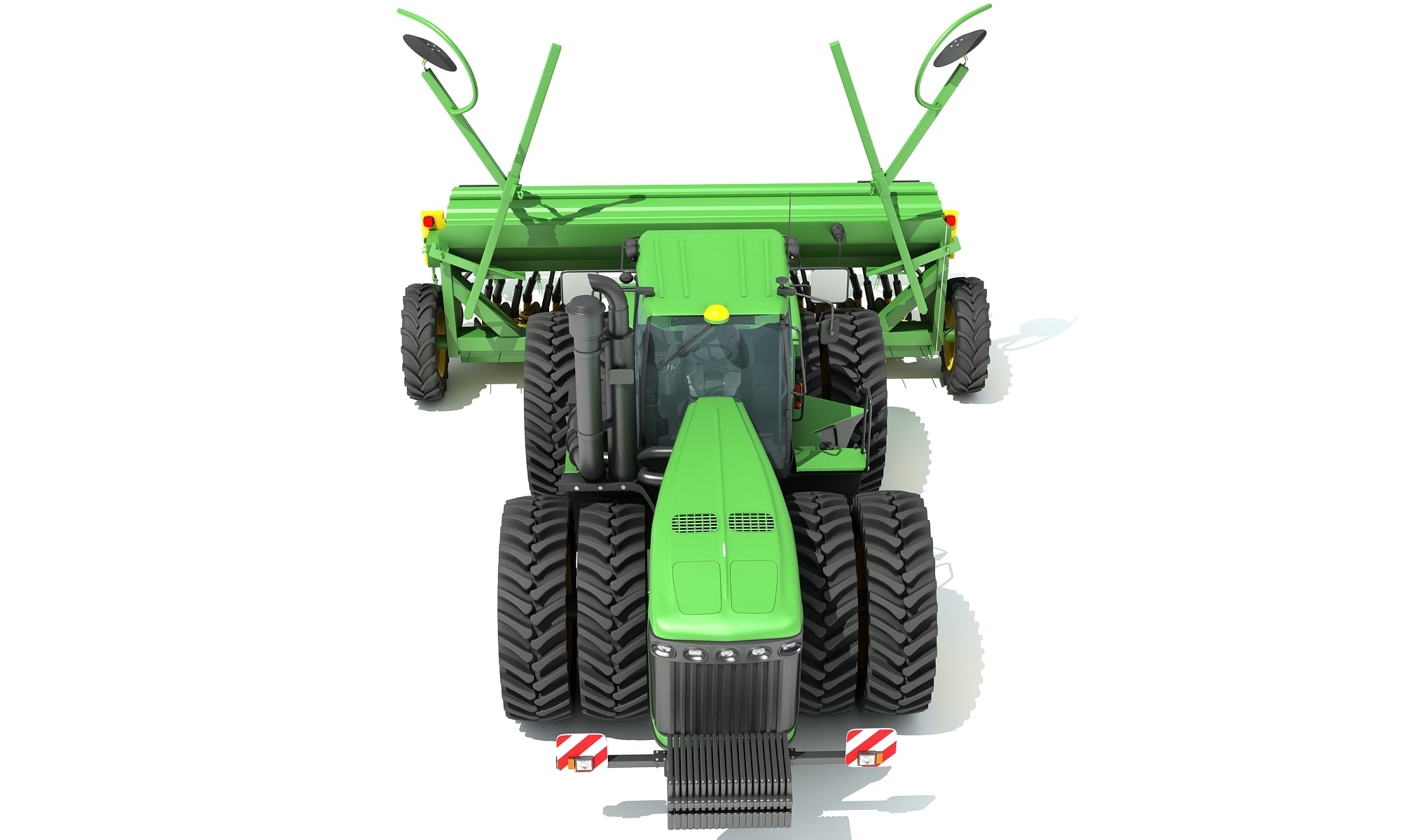 Tractor with Seed Drill