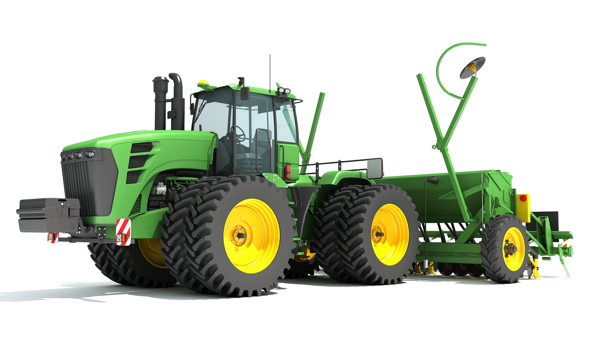 Tractor with Seed Drill