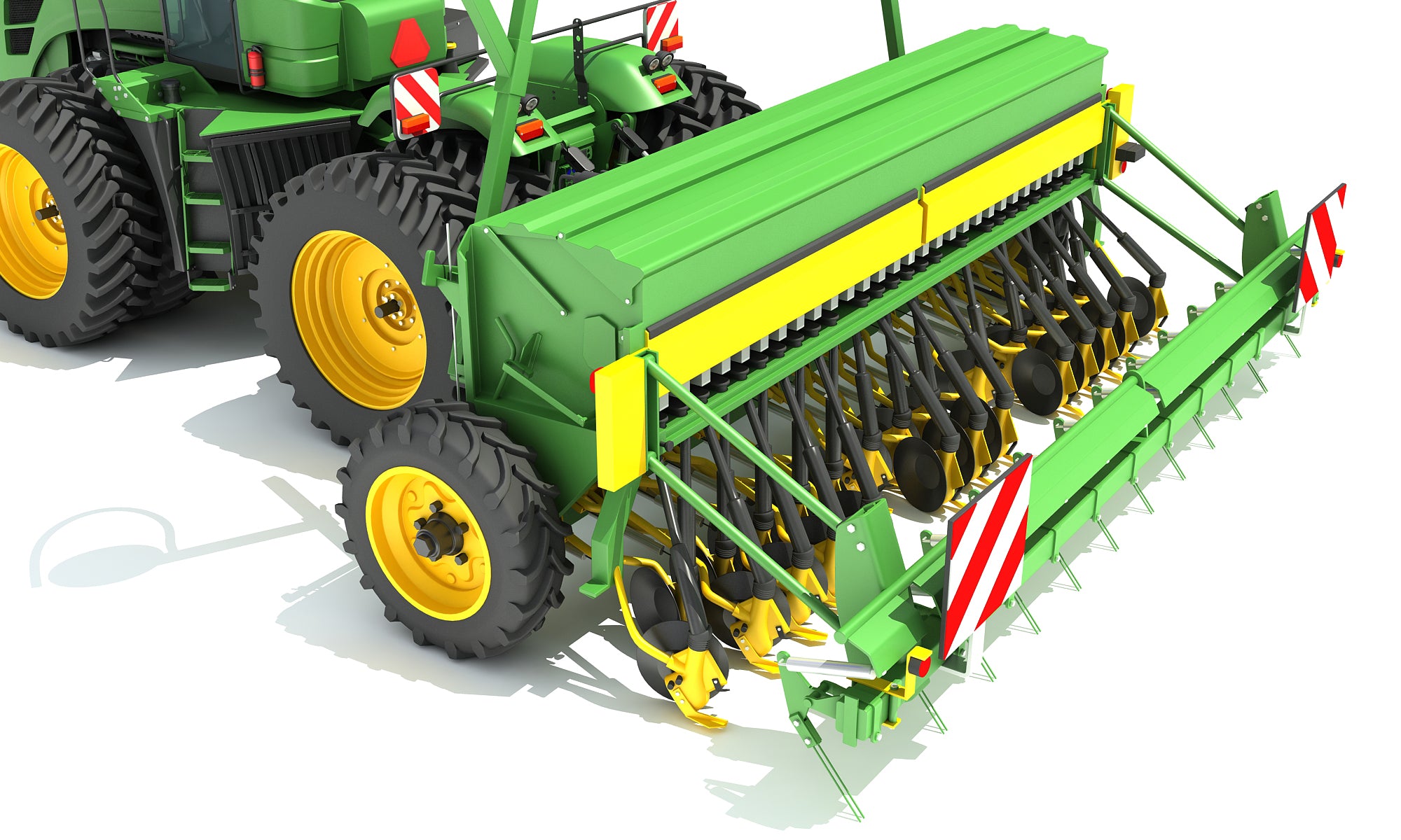 Tractor with Seed Drill