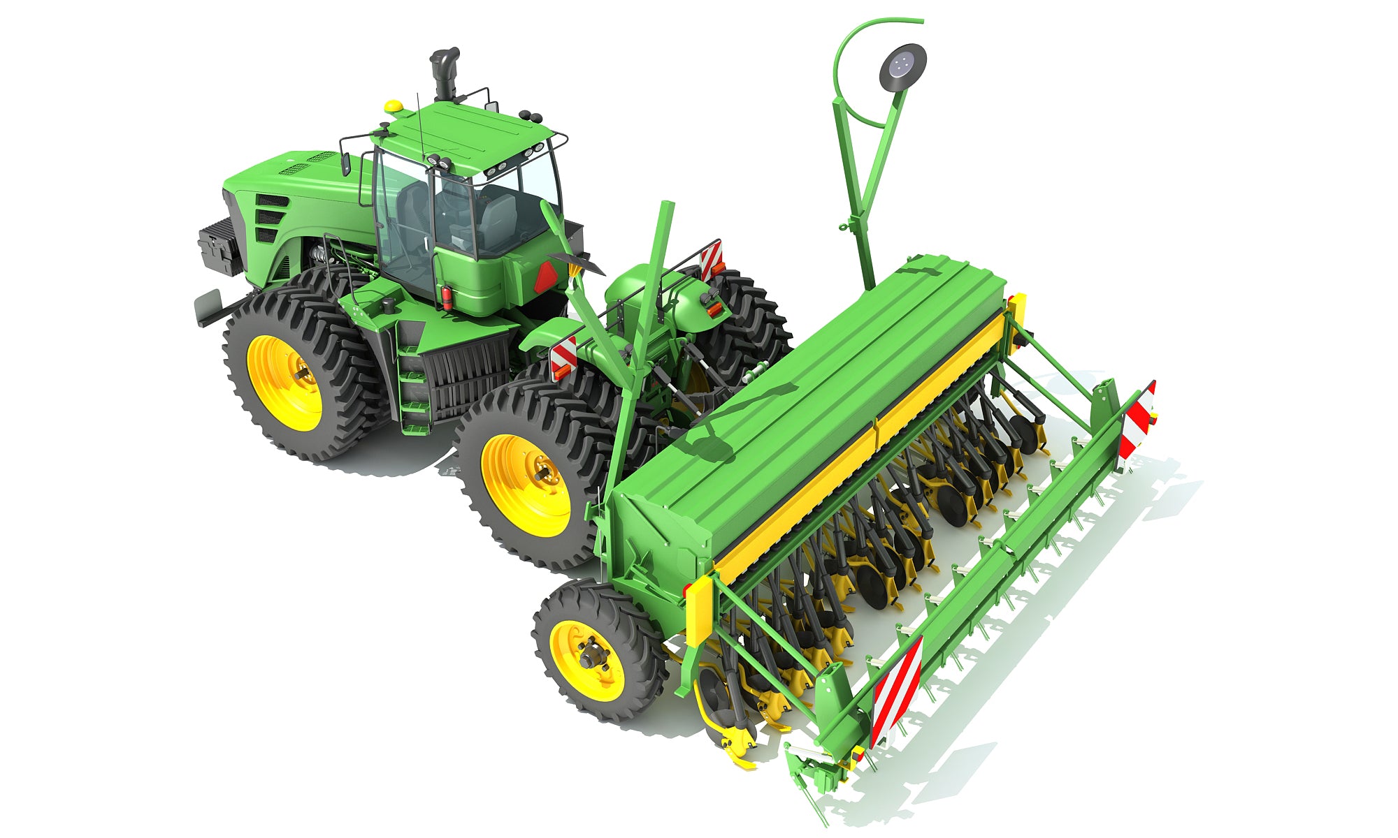 Tractor with Seed Drill
