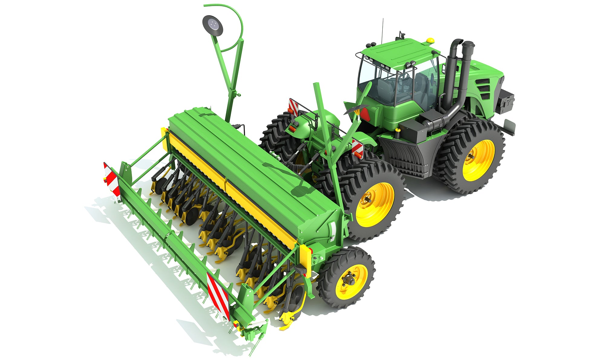 Tractor with Seed Drill