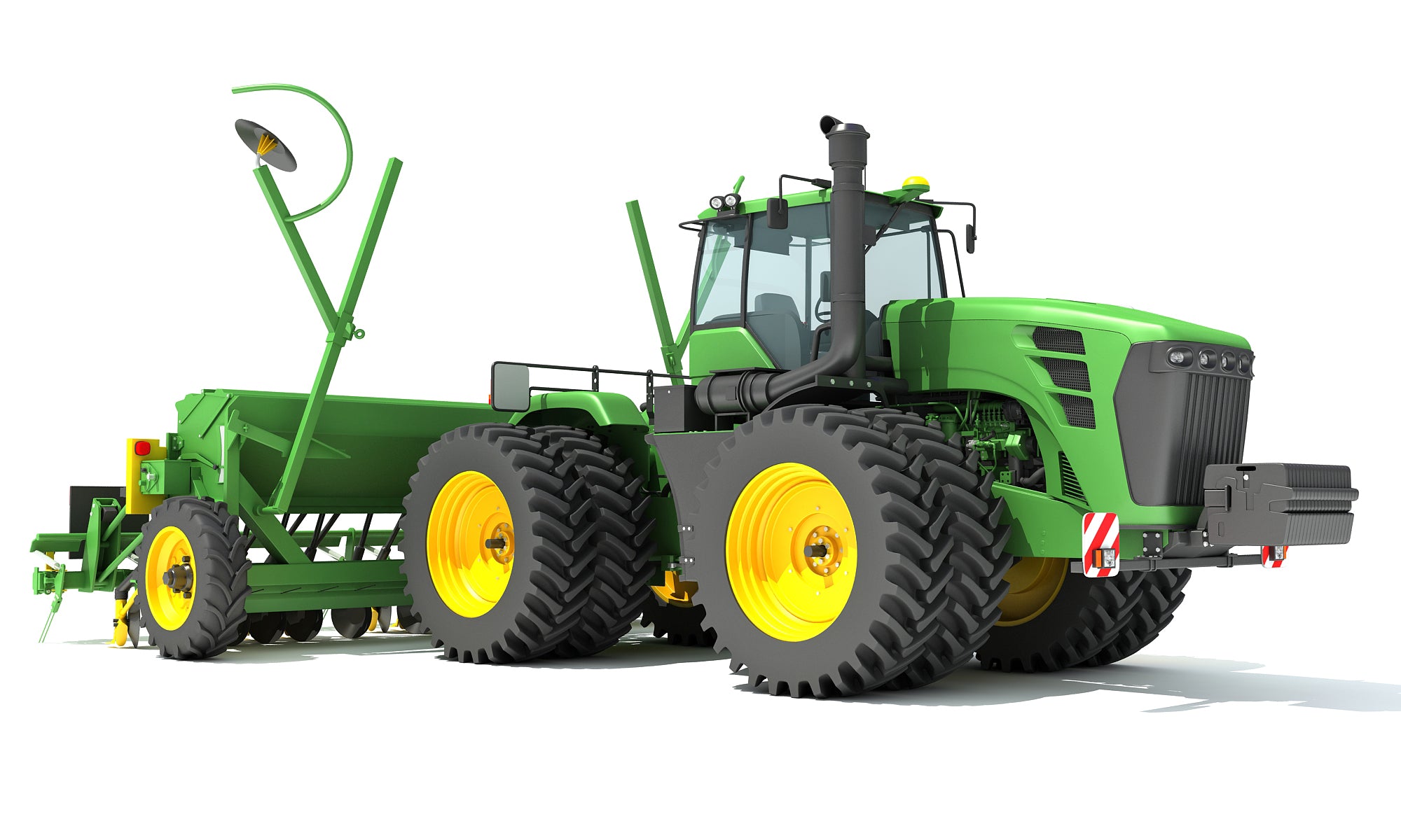 Tractor with Seed Drill