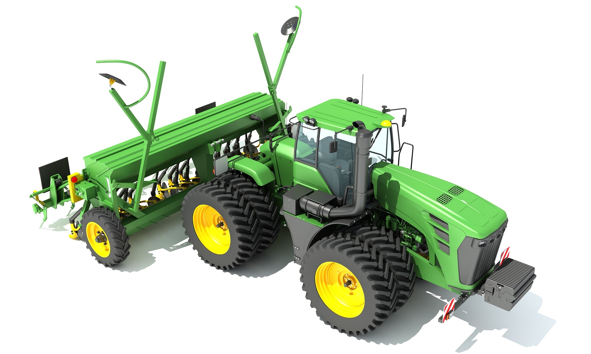 Tractor with Seed Drill