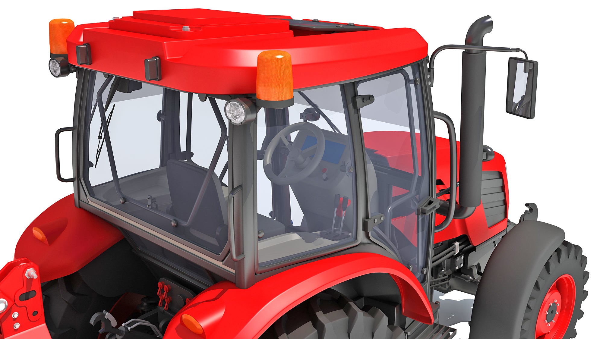 Tractor with Compact Disc Harrow