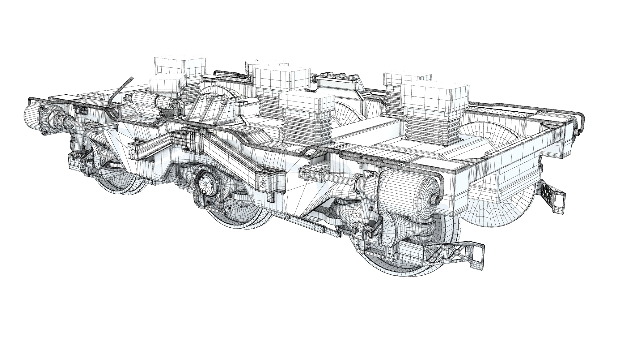 Train Wheels 3D Models