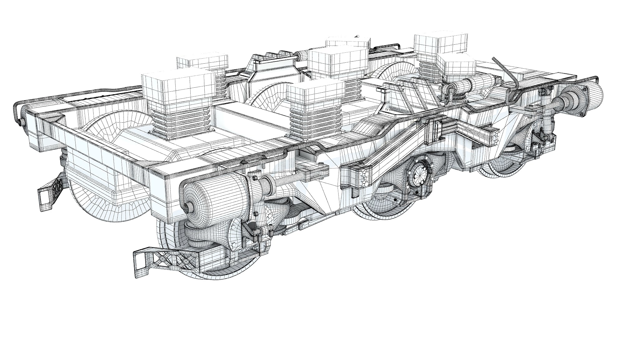 Train Wheels 3D Models