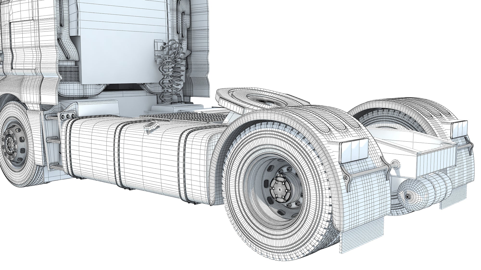 Generic Semi Truck 3D
