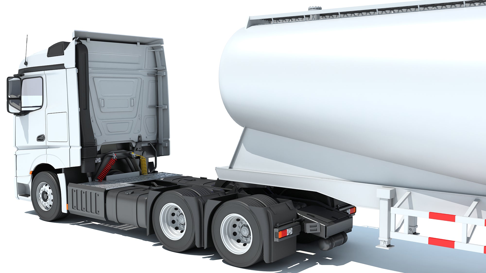 Truck with Tank Trailer