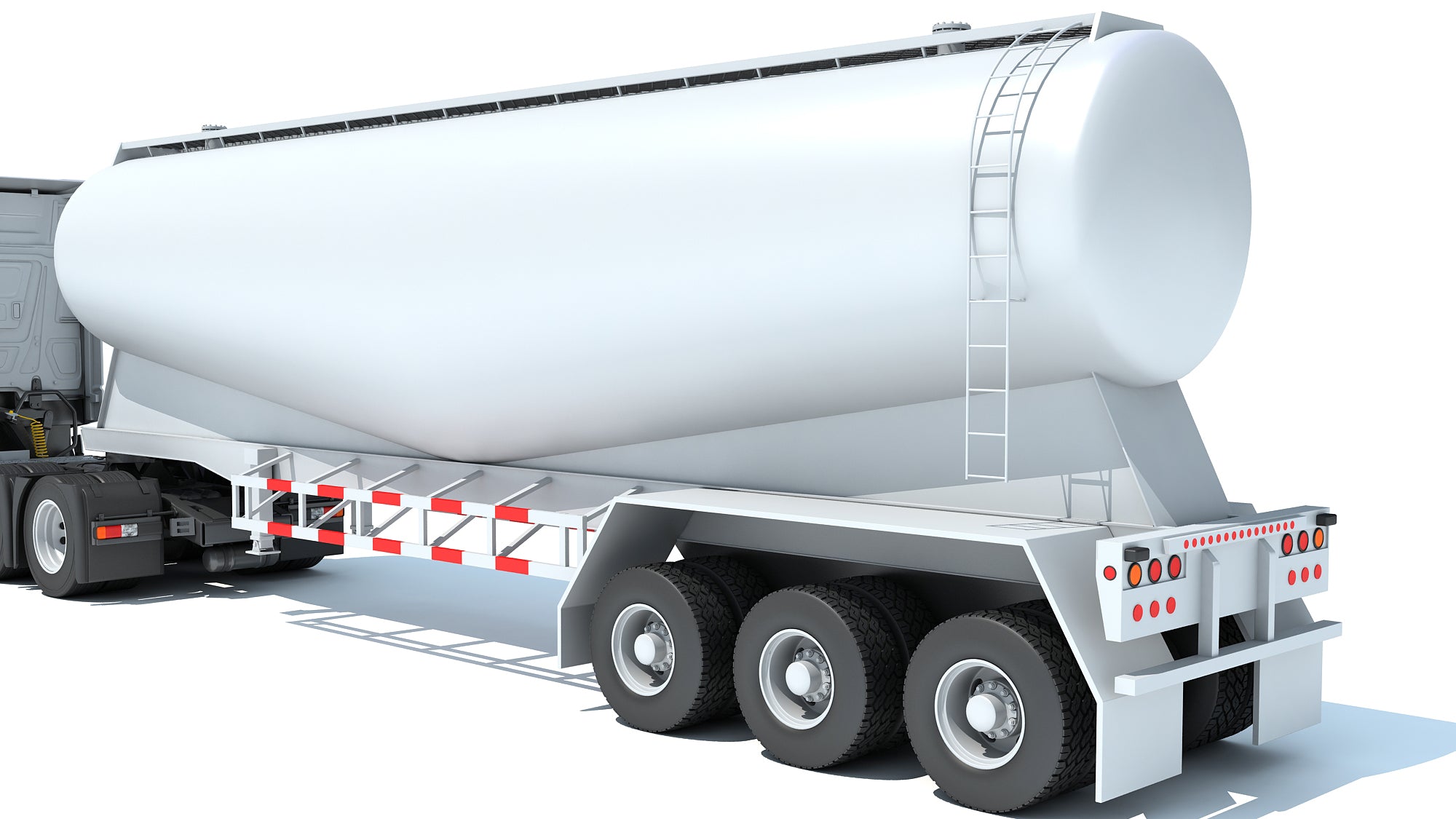 Truck with Tank Trailer