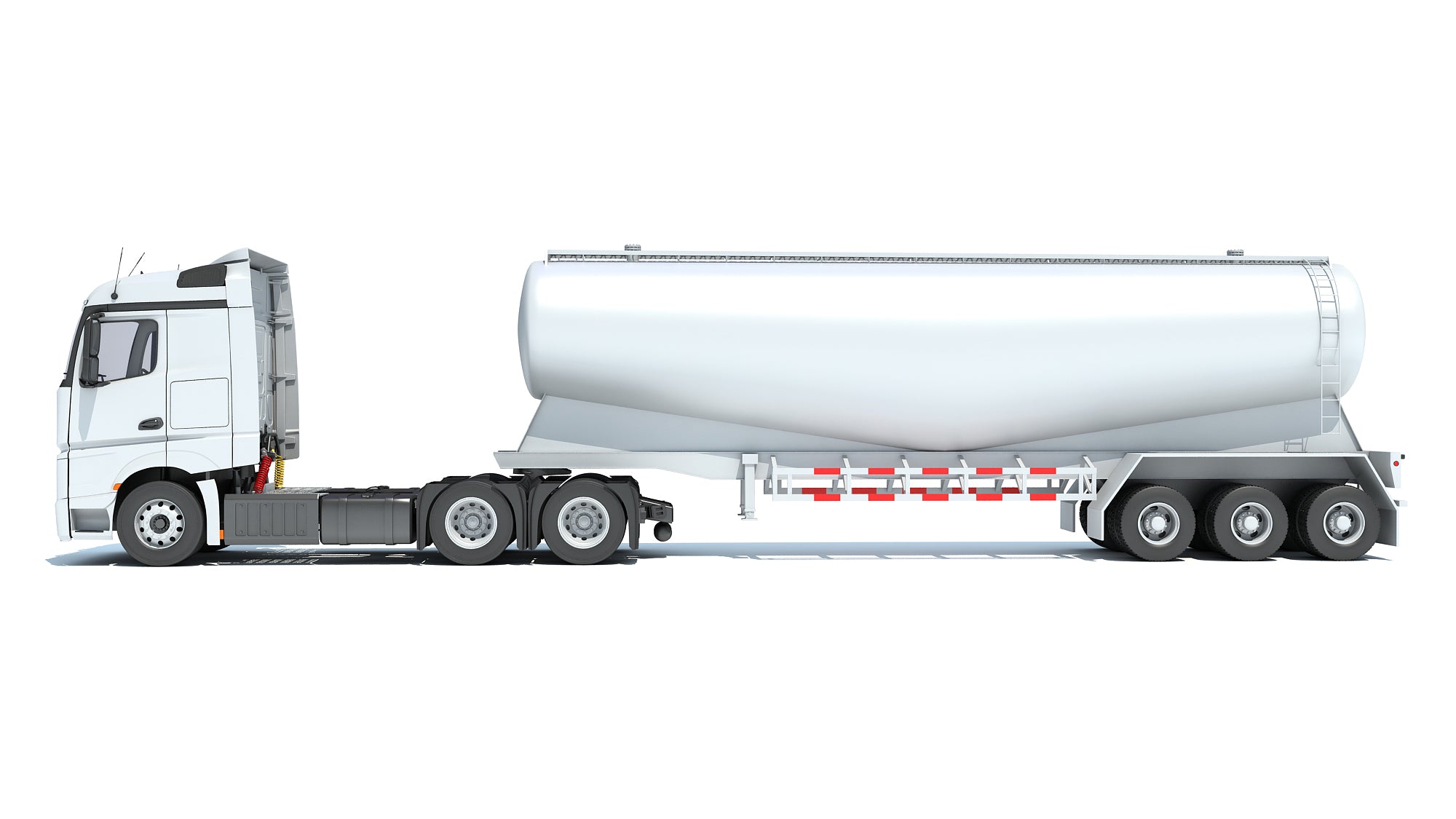 Truck with Tank Trailer
