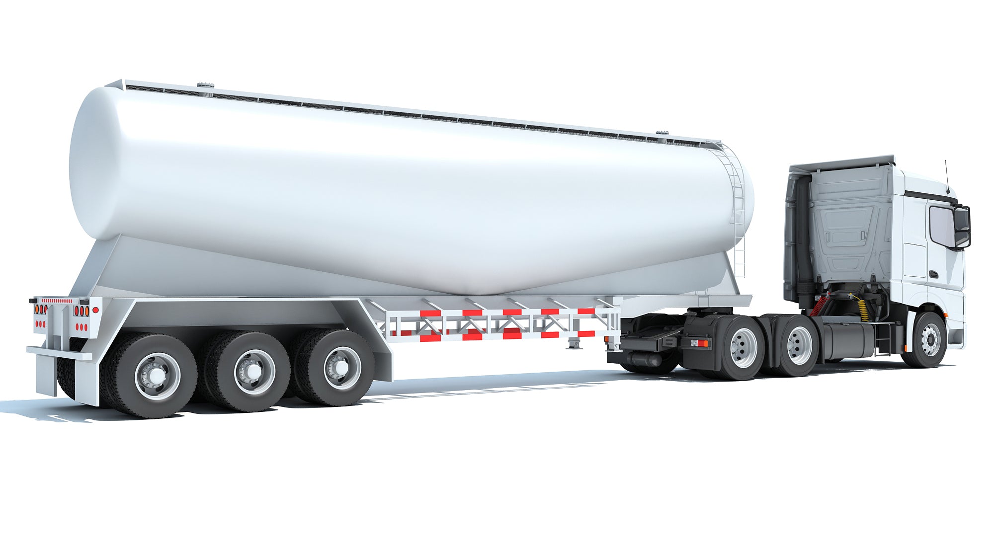 Truck with Tank Trailer