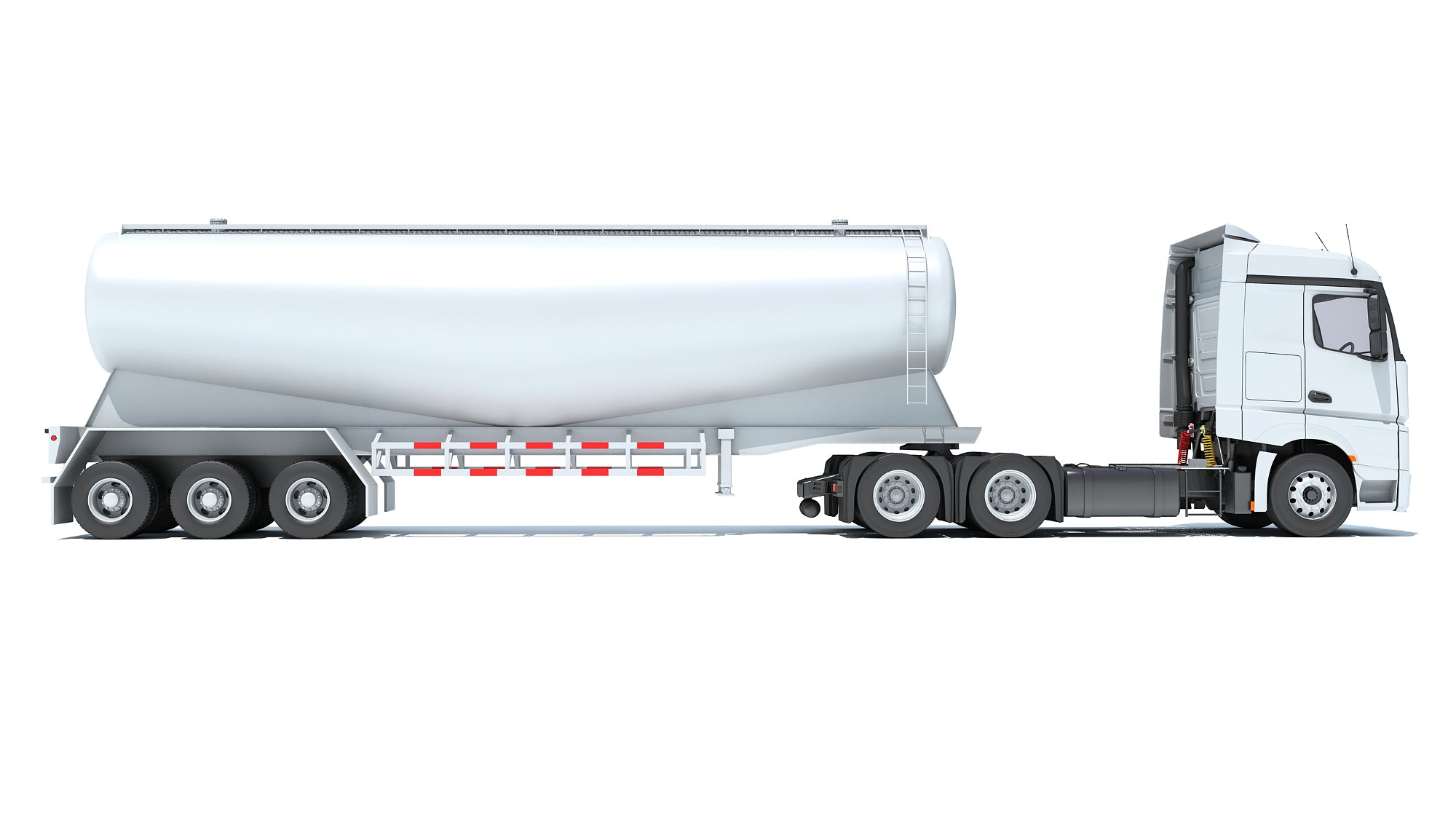 Truck with Tank Trailer