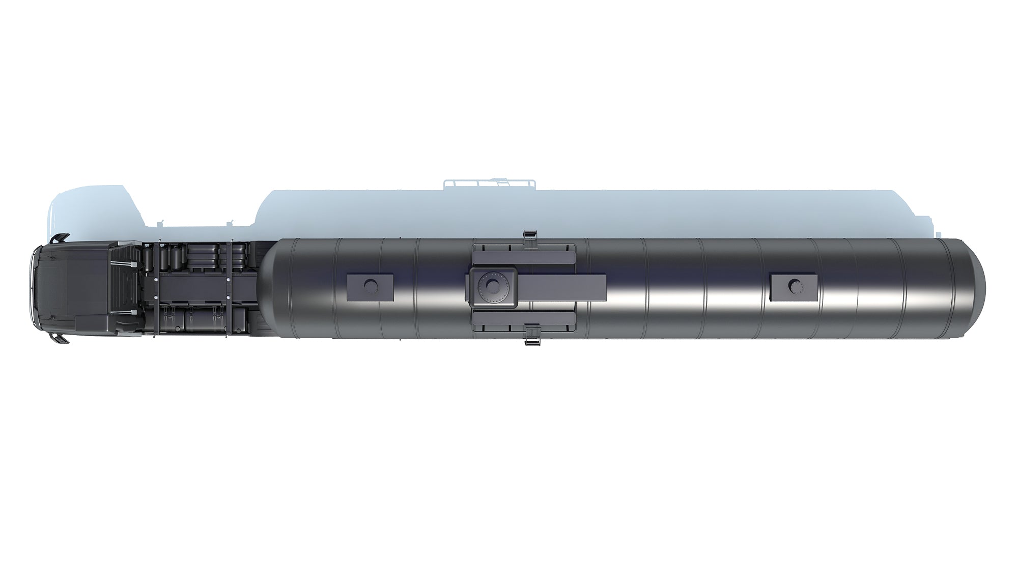 Truck with Tank Semitrailer