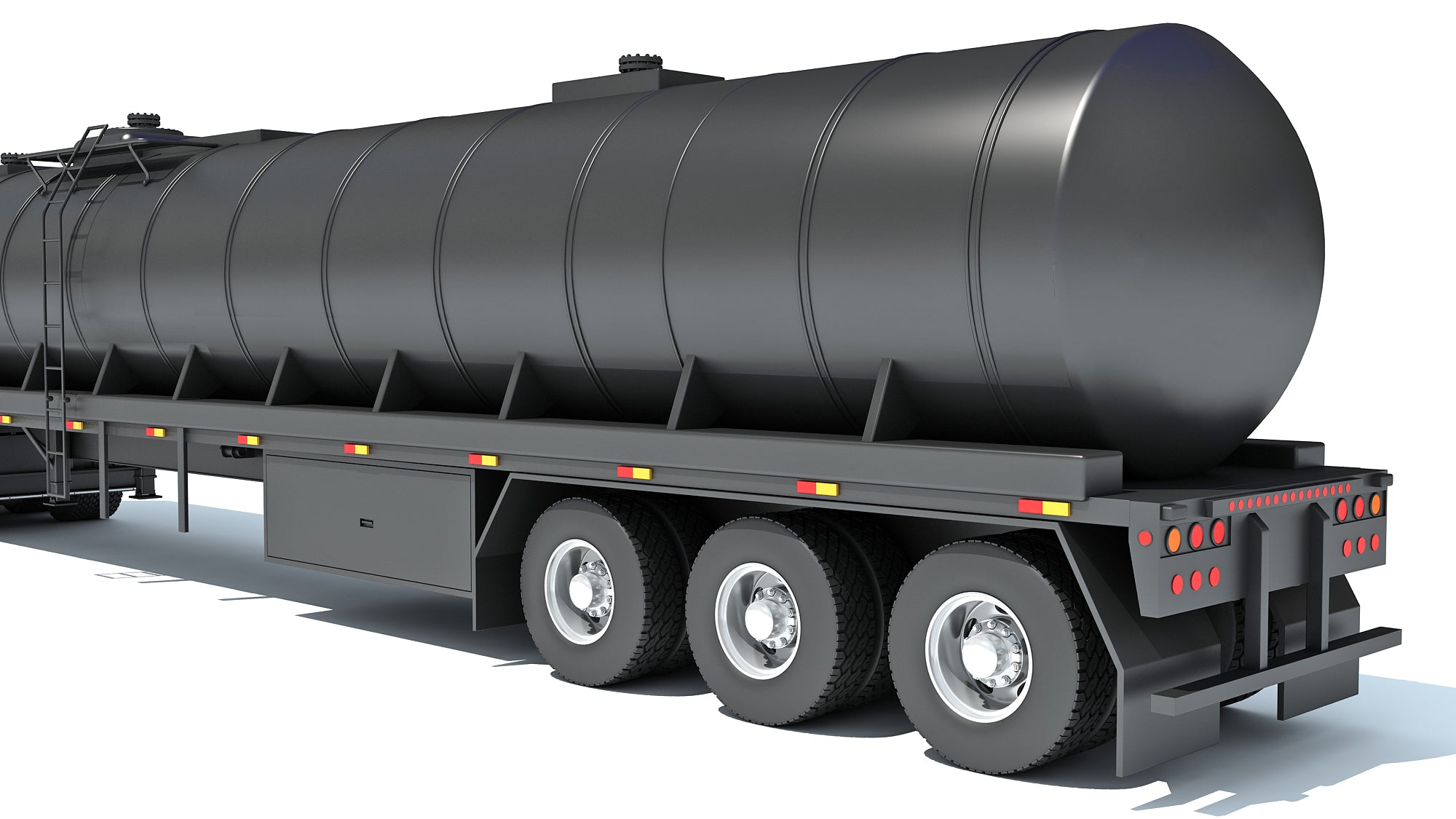 Truck with Tank Semitrailer
