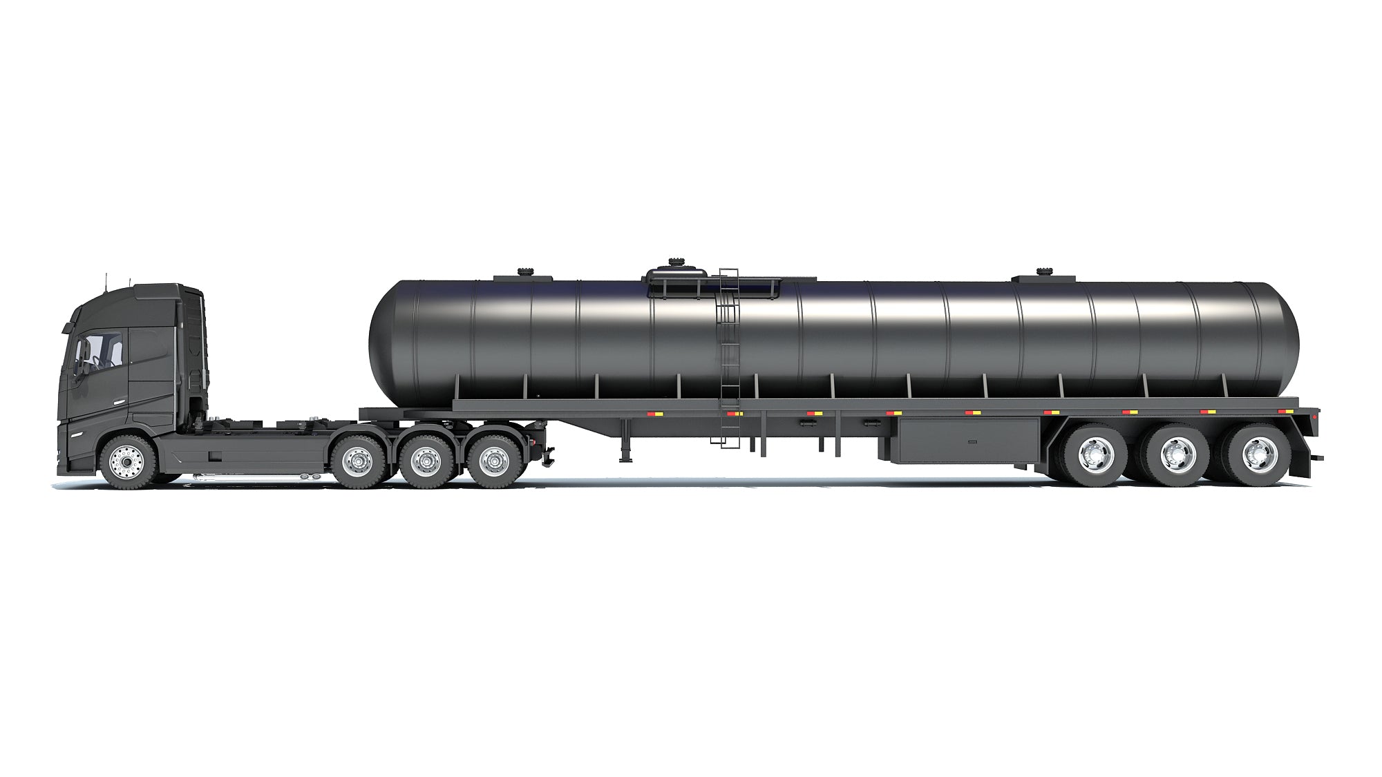 Truck with Tank Semitrailer