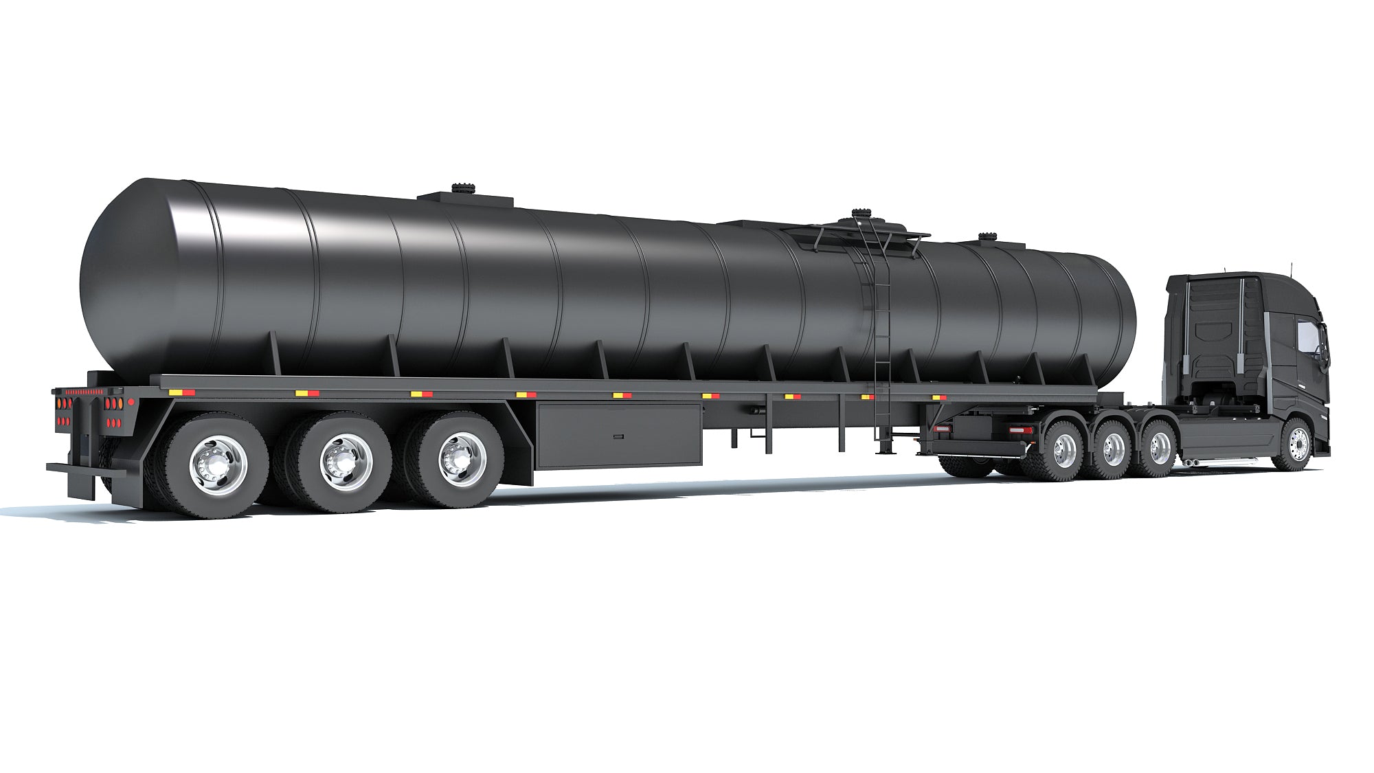 Truck with Tank Semitrailer