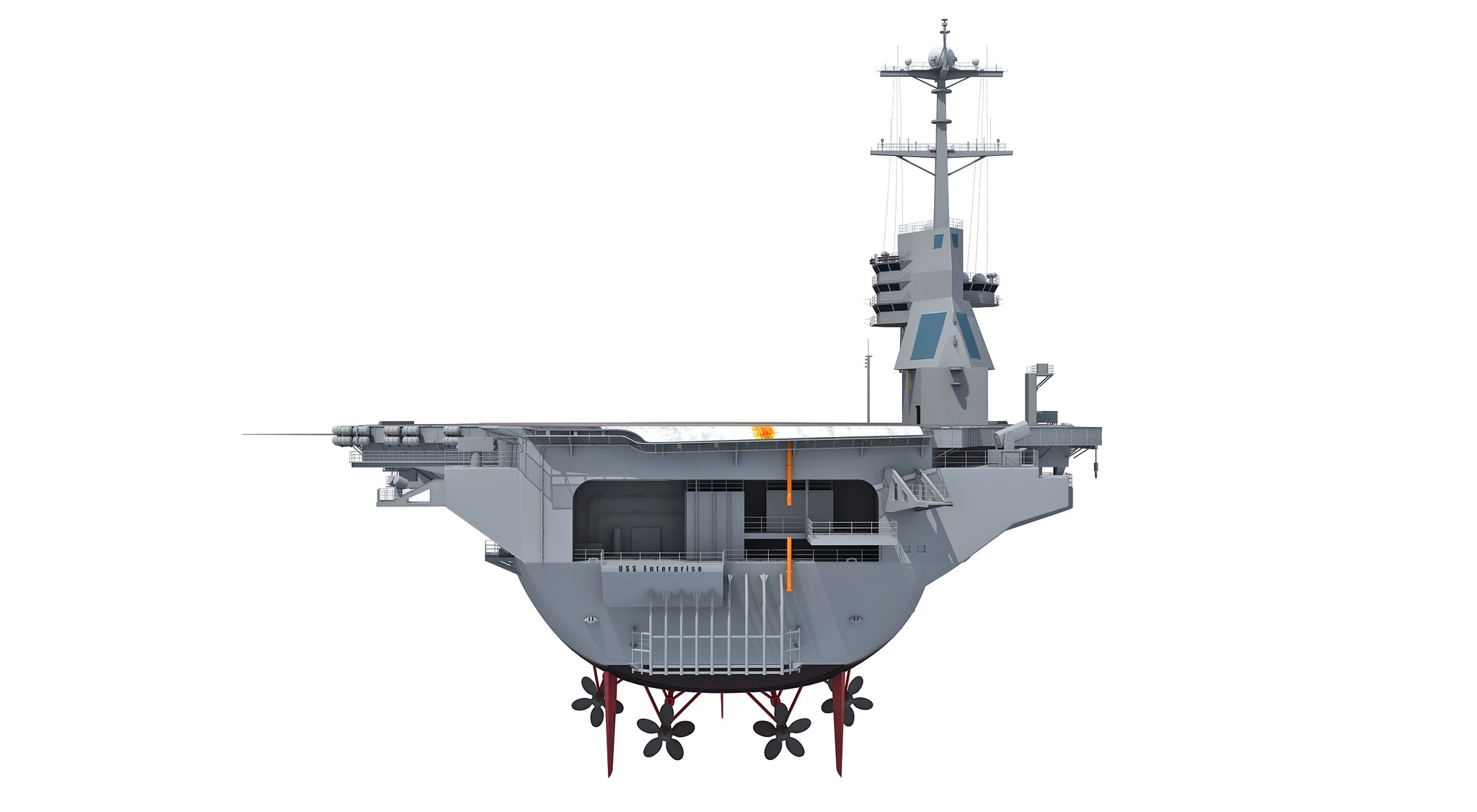 USS Enterprise CVN 80 Aircraft Carrier