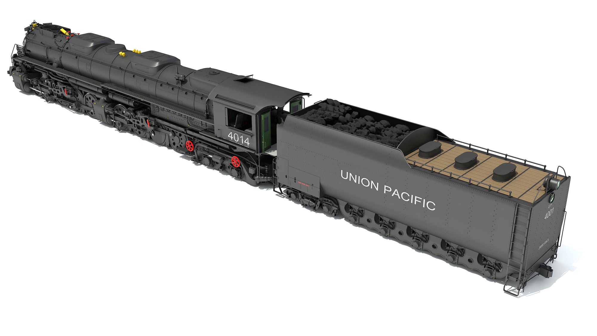 Union Pacific Big Boy 4014 Steam Locomotive 3D Horse union-pacific-big-boy-4014-steam-locomotive-3d-horse