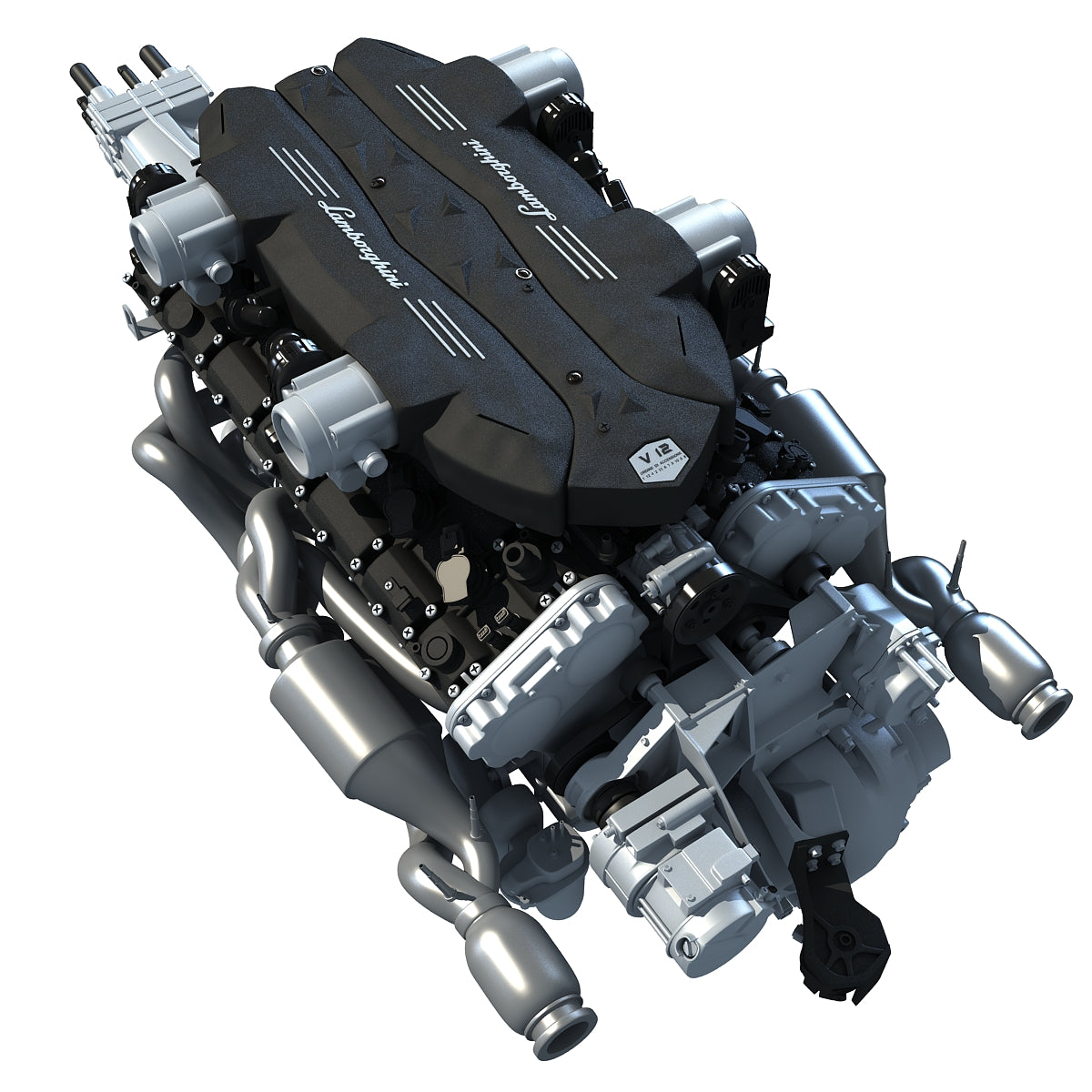 V12 Engine 3D Model