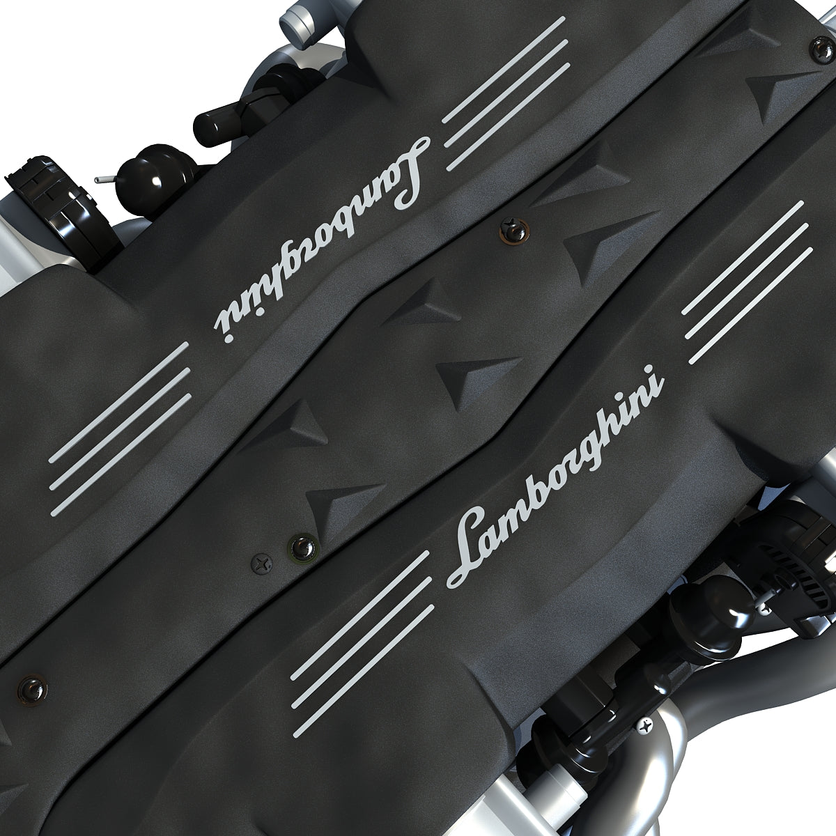 V12 Engine 3D Model