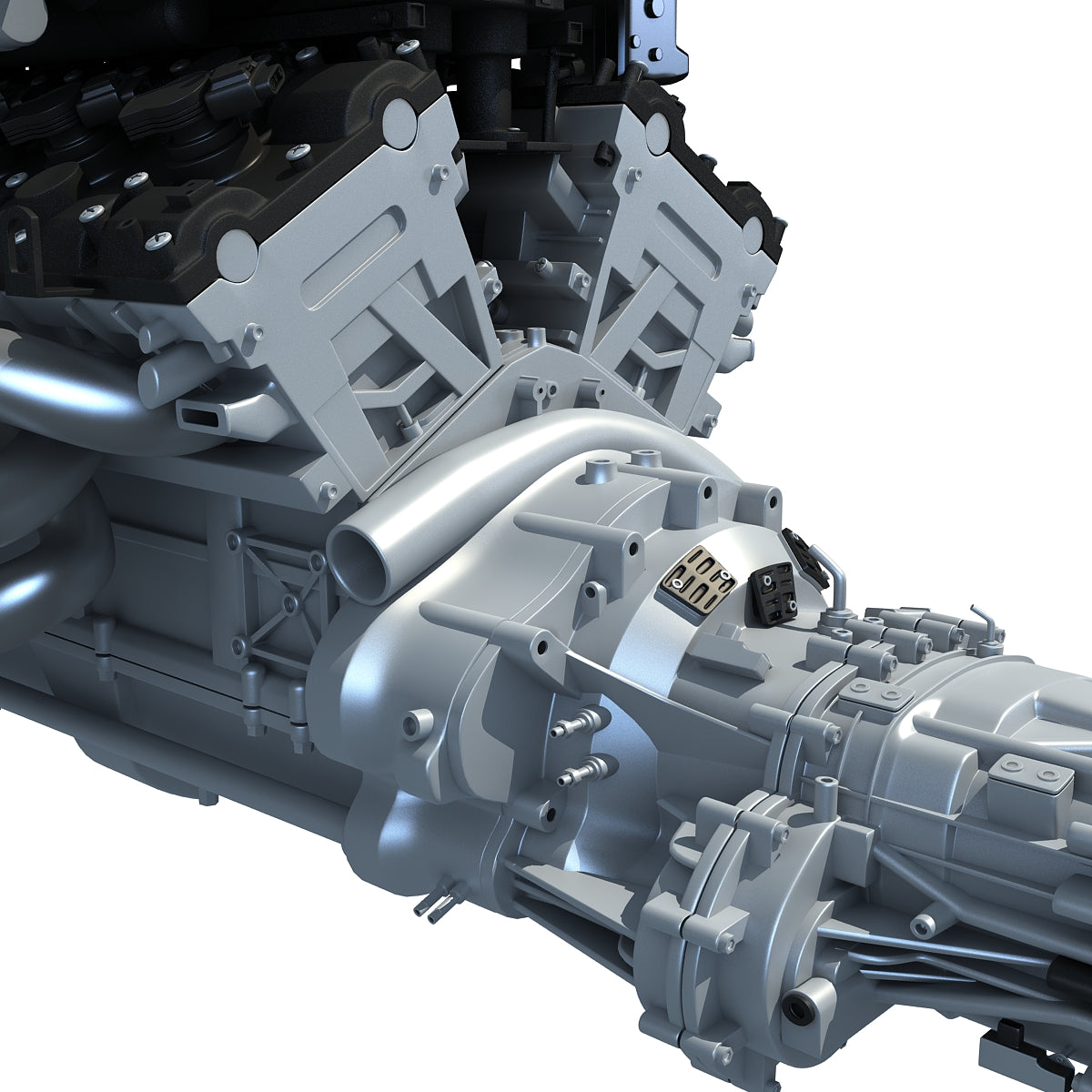 V12 Engine 3D Model