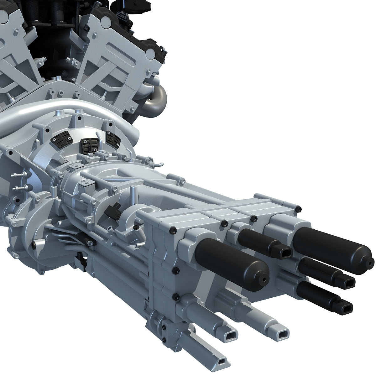 V12 Engine 3D Model