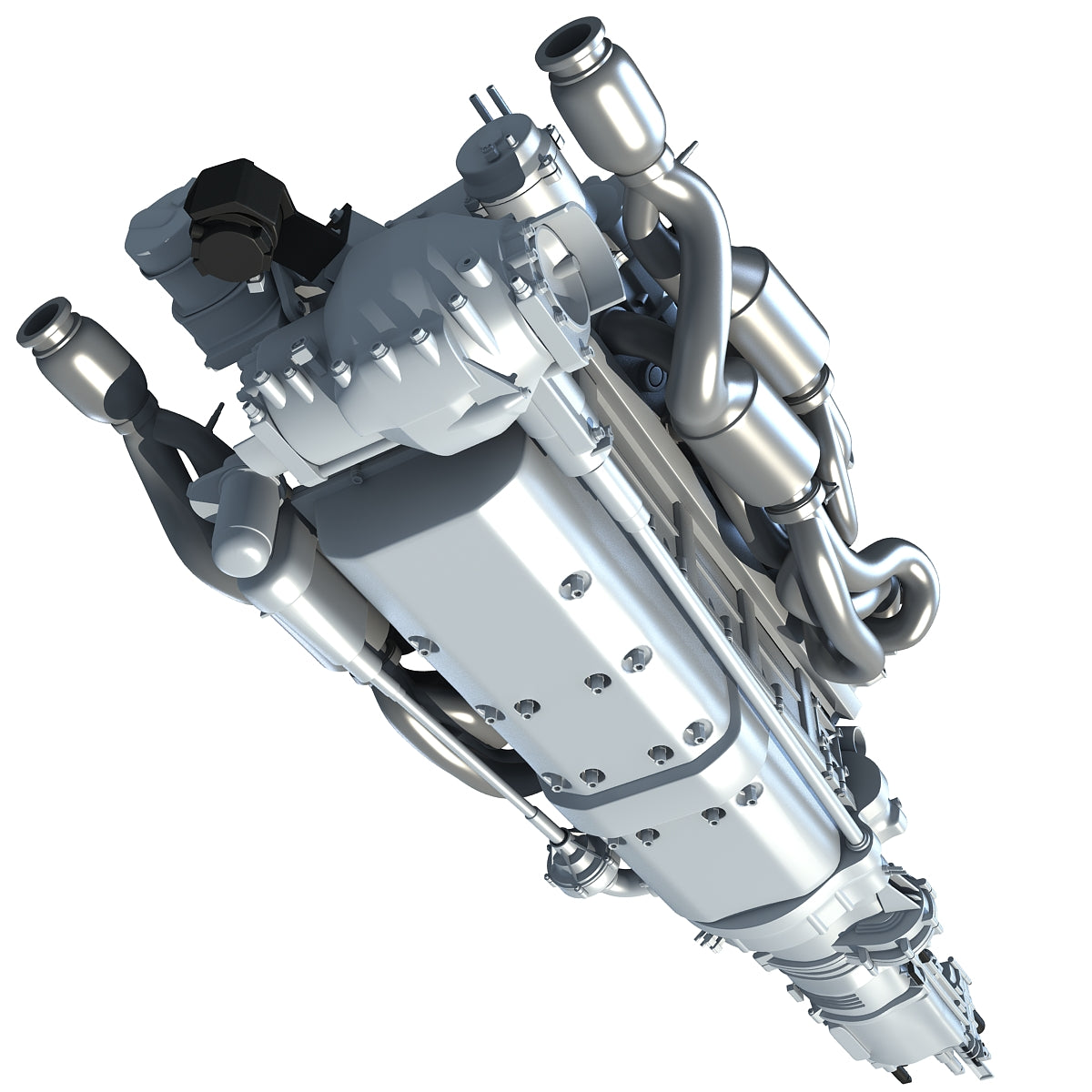 V12 Engine 3D Model