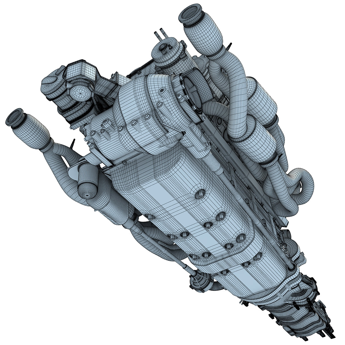 V12 Engine 3D Model $199 - .max .3ds .c4d .lwo .obj .xsi .ma - Free3D