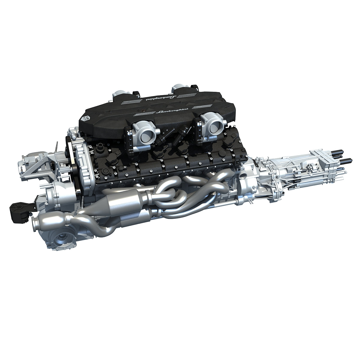 V12 Engine 3D Model