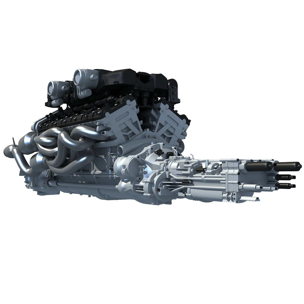 V12 Engine 3D Model