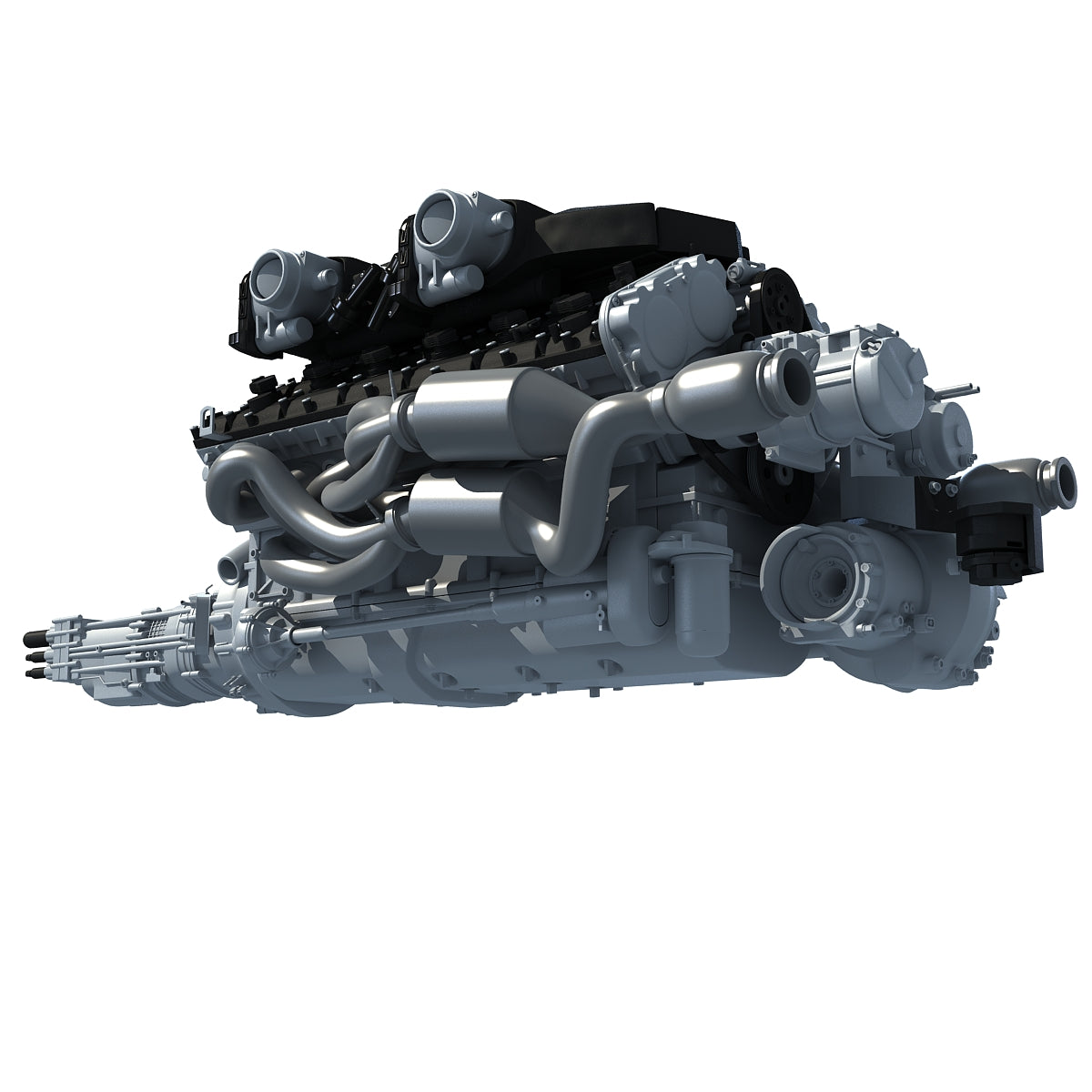 V12 Engine 3D Model