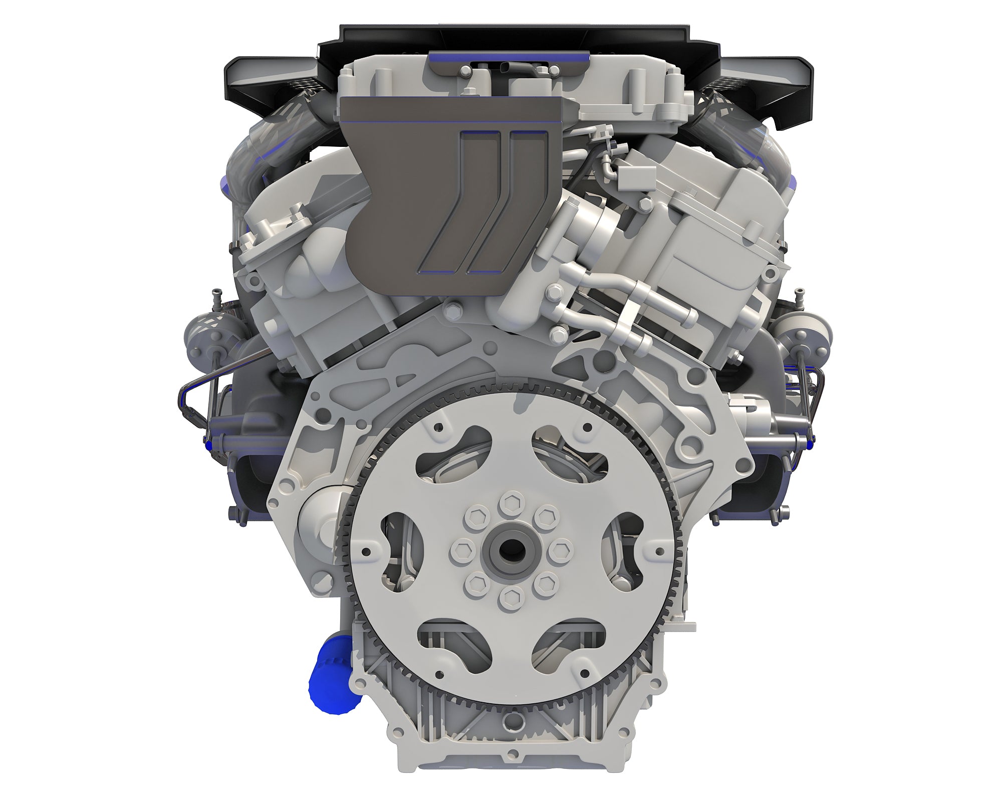 Twin Turbo Engine - 3D Models