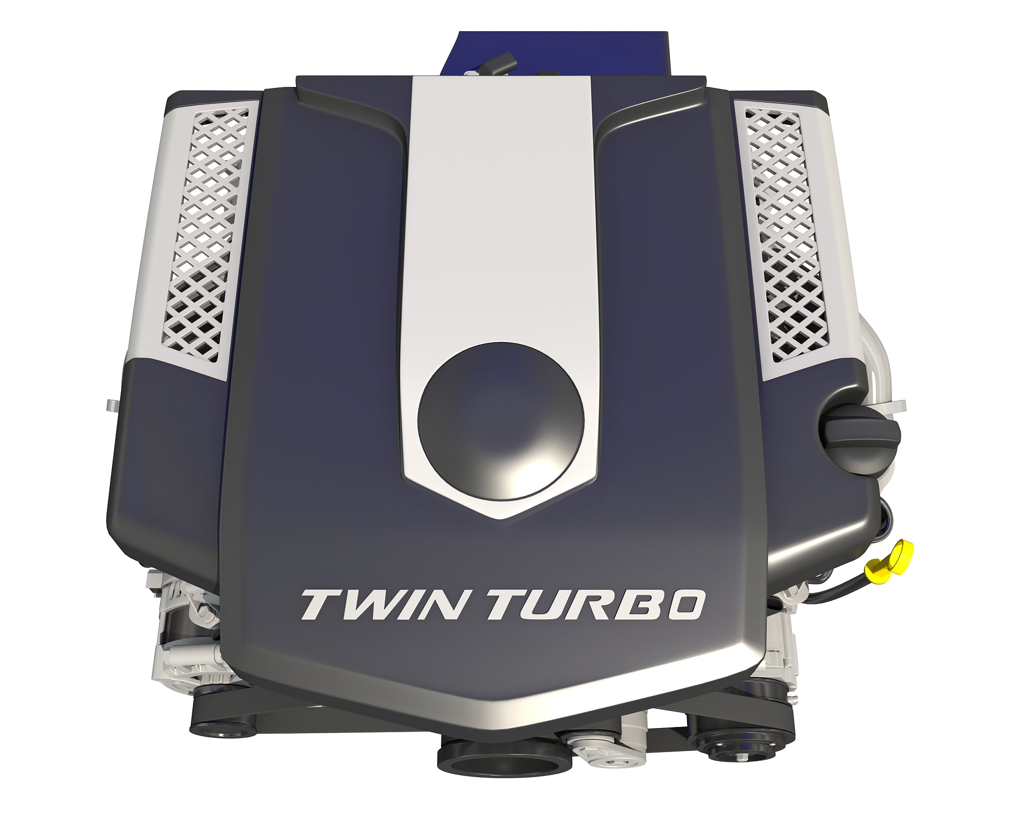 Twin Turbo Engine - 3D Models