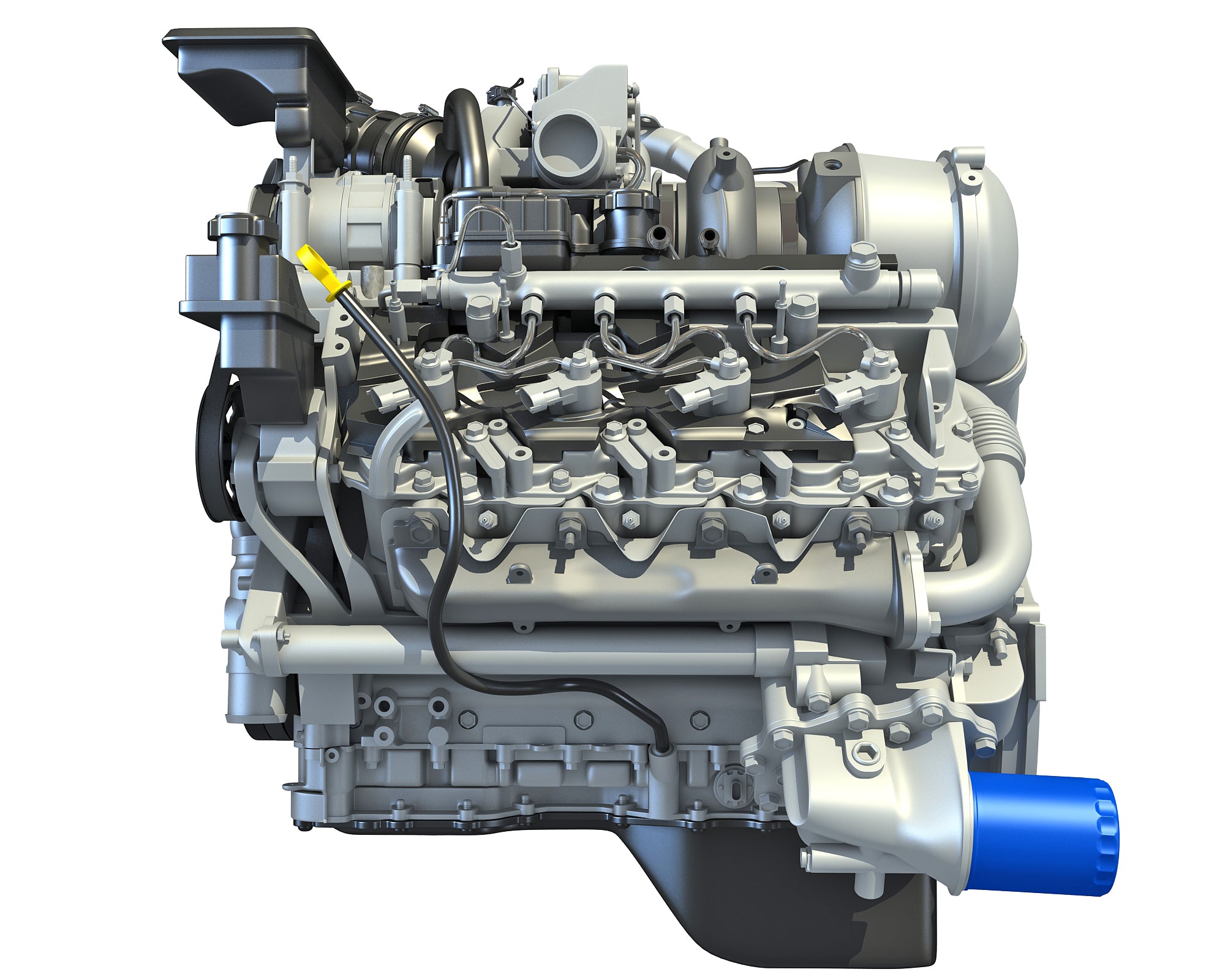 V8 Turbo Engine - 3D Models