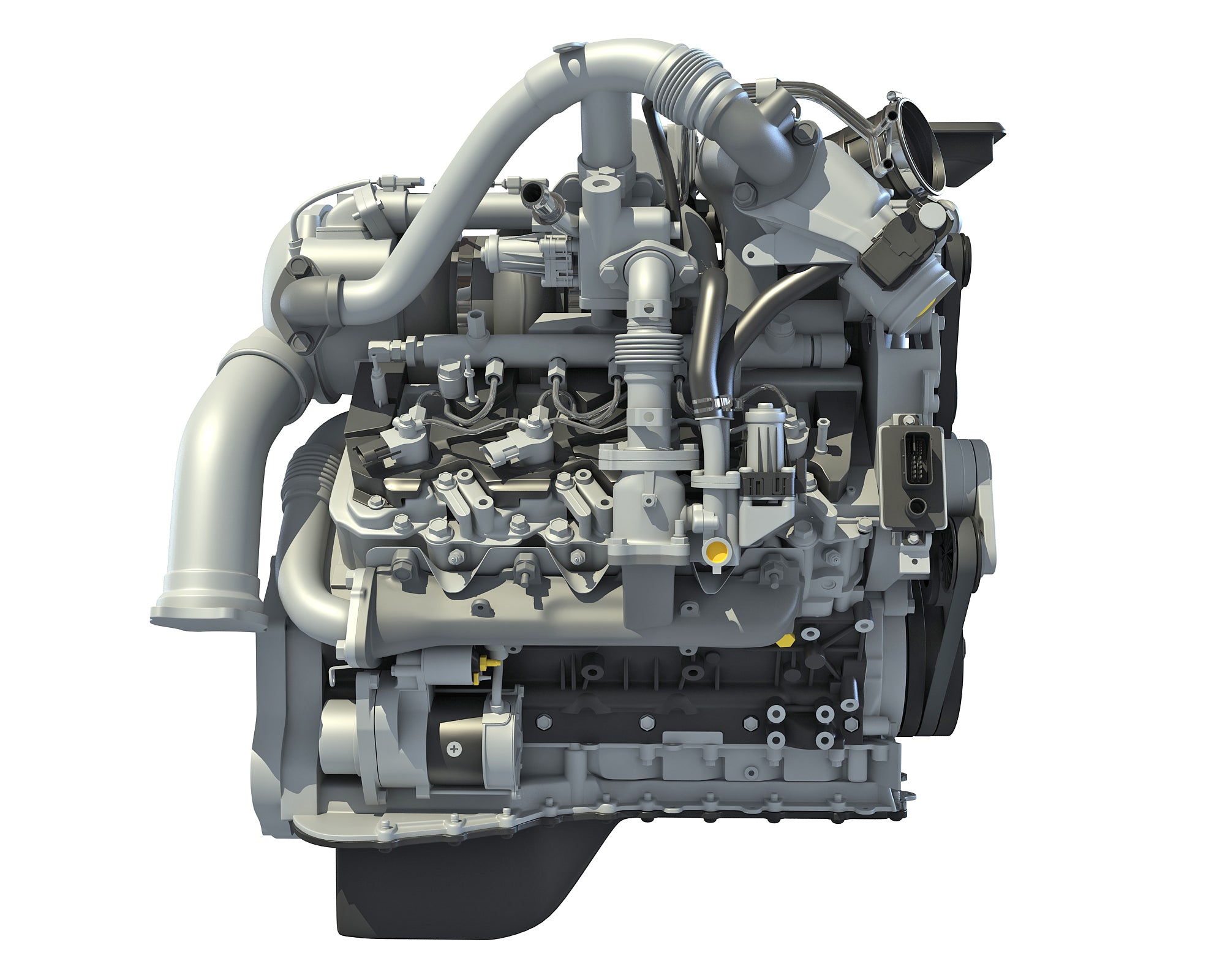 V8 Turbo Engine - 3D Models