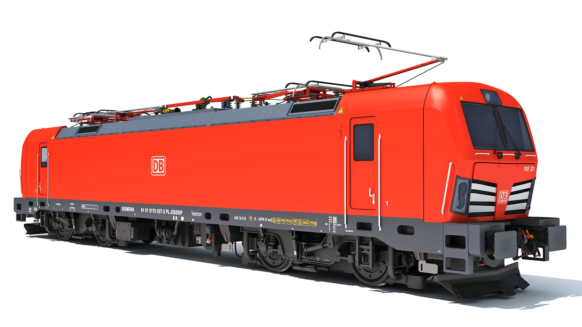 Siemens Vectron Locomotive Deutsche Bahn