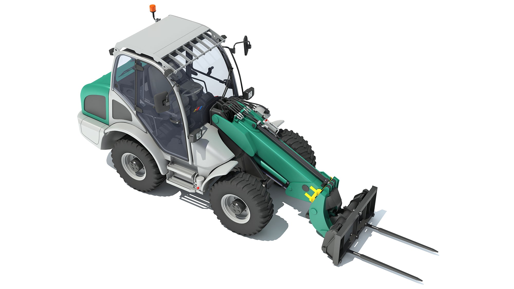 Wheel Loader 3D Model