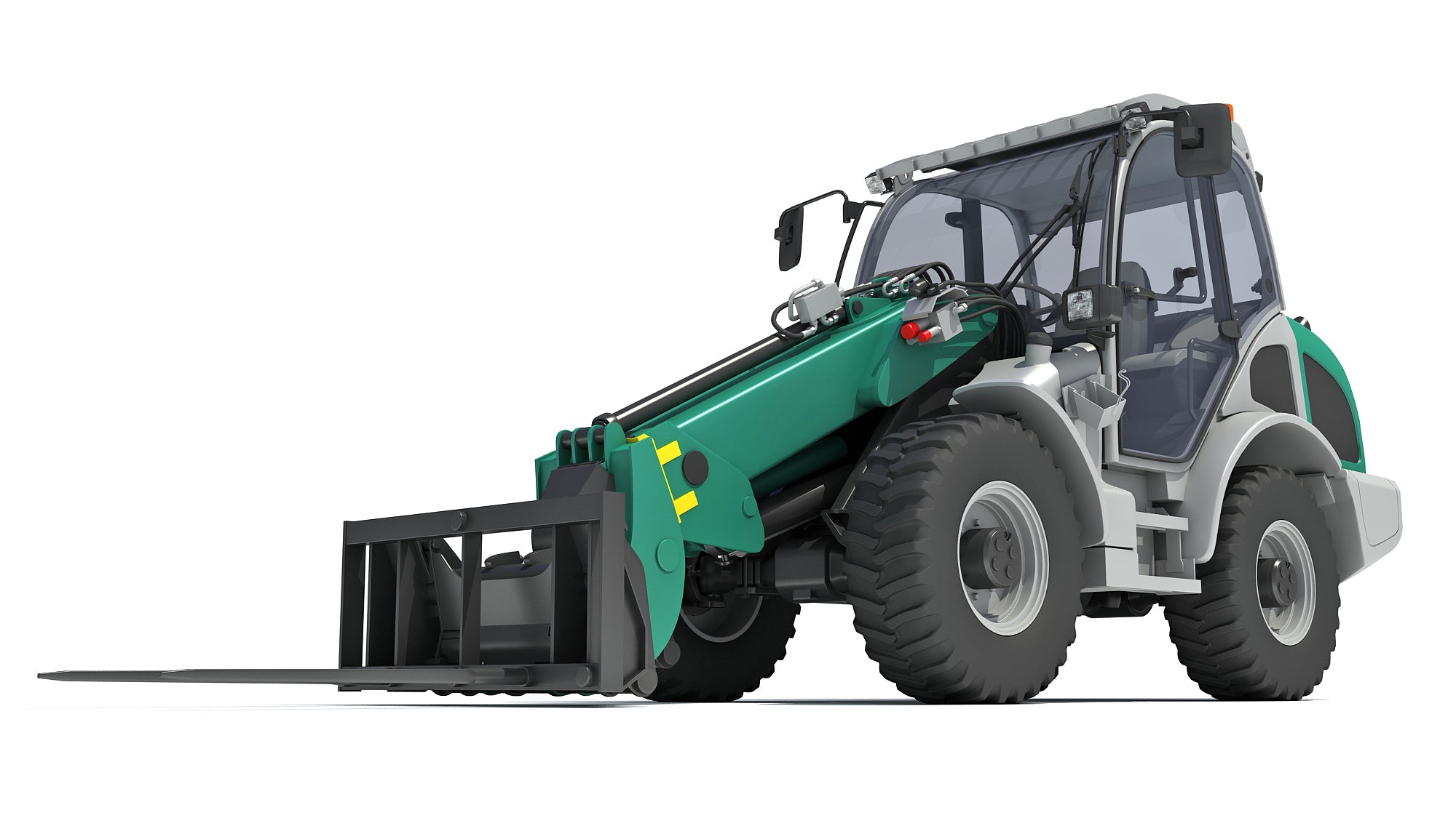 Wheel Loader 3D Model