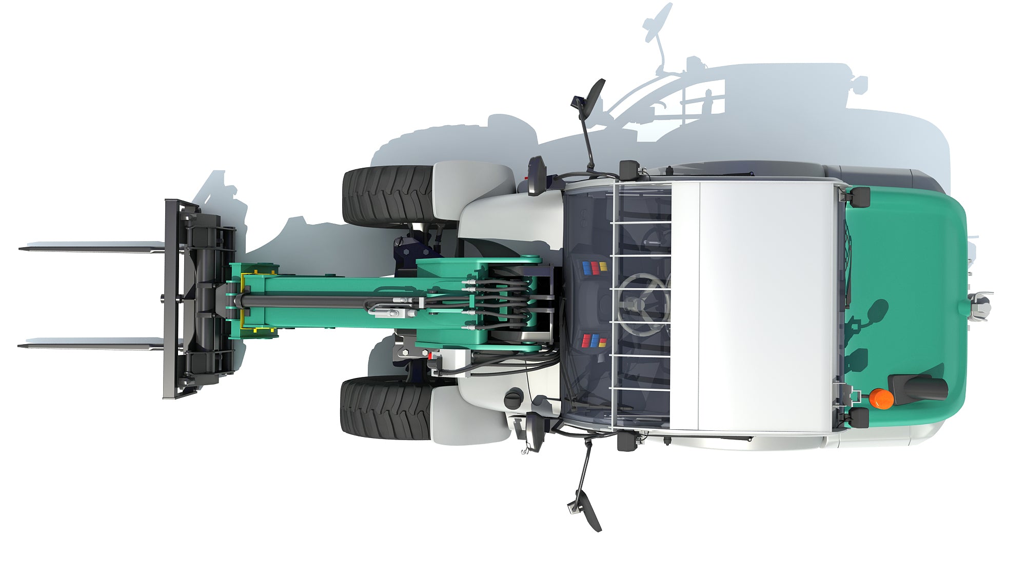 Wheel Loader 3D Model